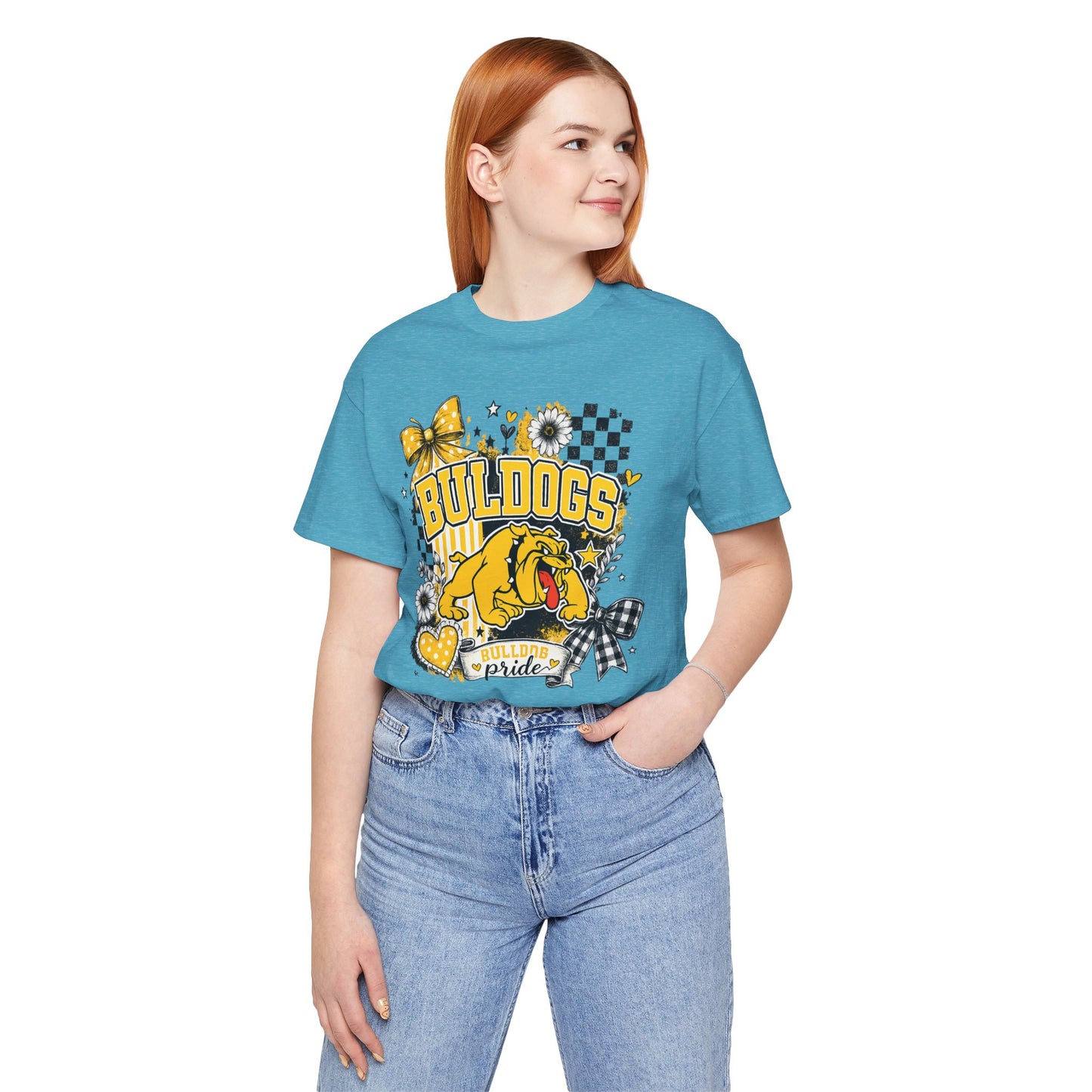 Bulldogs Pride T-Shirt – Yellow Mascot Graphic Tee