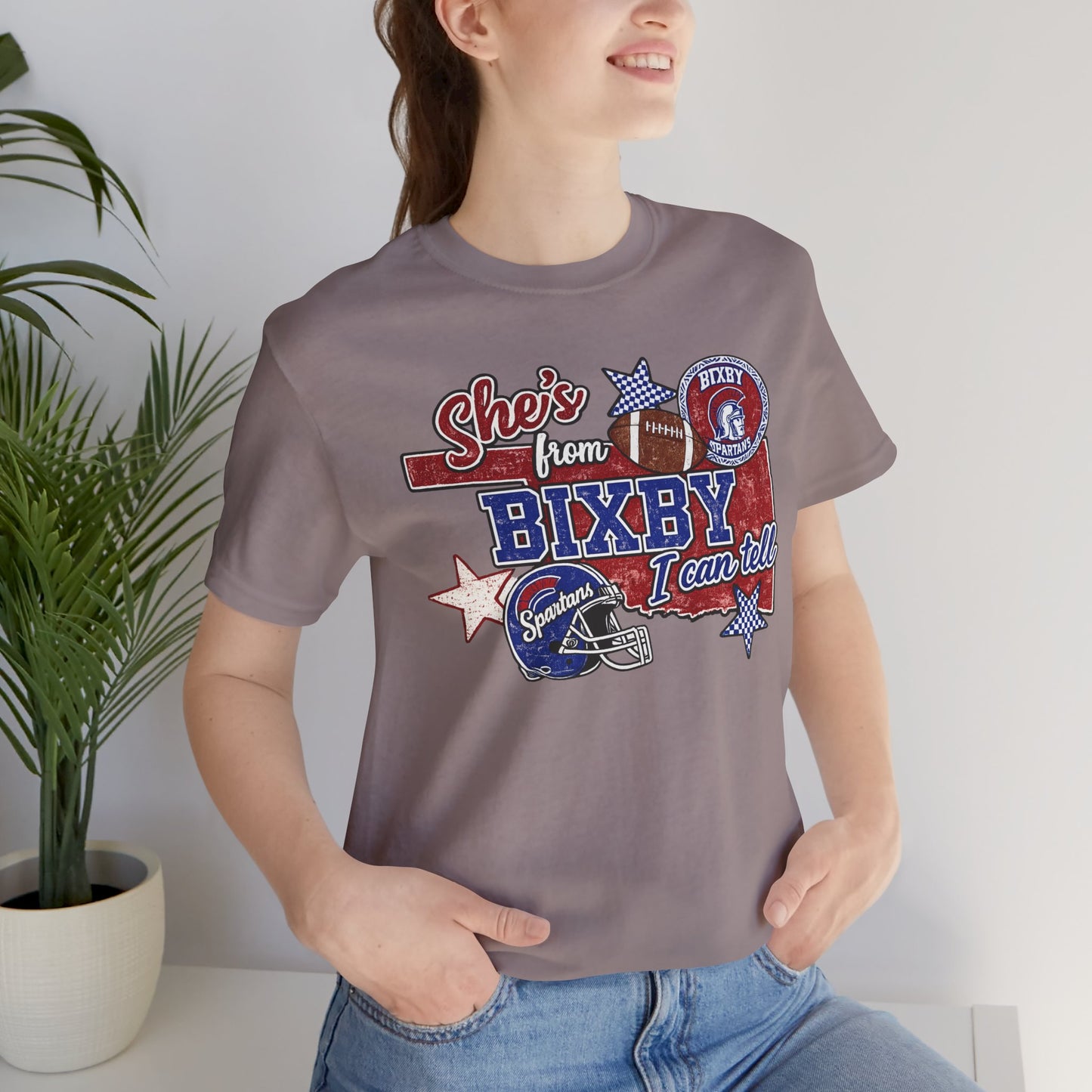 Bixby Football Tee — "She’s from Bixby I can tell" Vintage Team Shirt