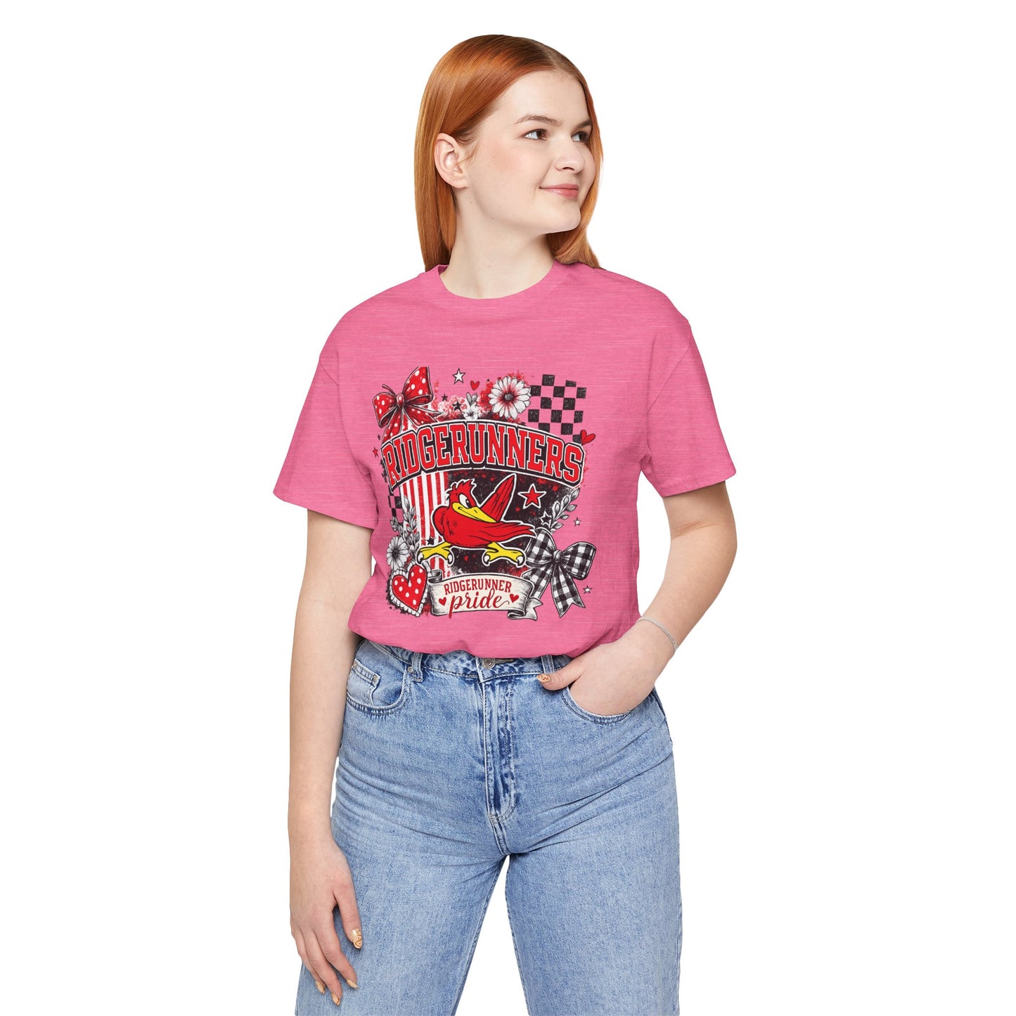 Ridgerunners Pride T-Shirt — School Mascot Red & Black Graphic Tee