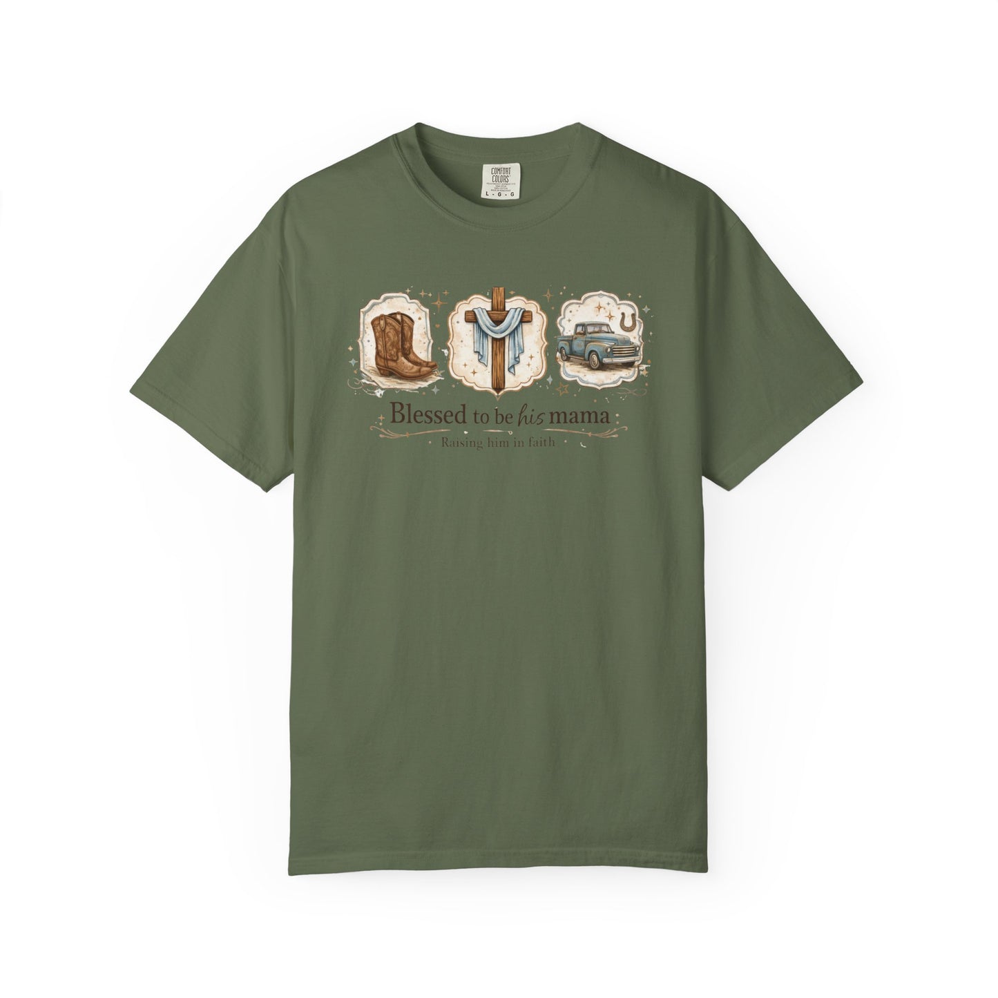 Blessed to Be His Mama T-Shirt — Christian Mama Faith Tee