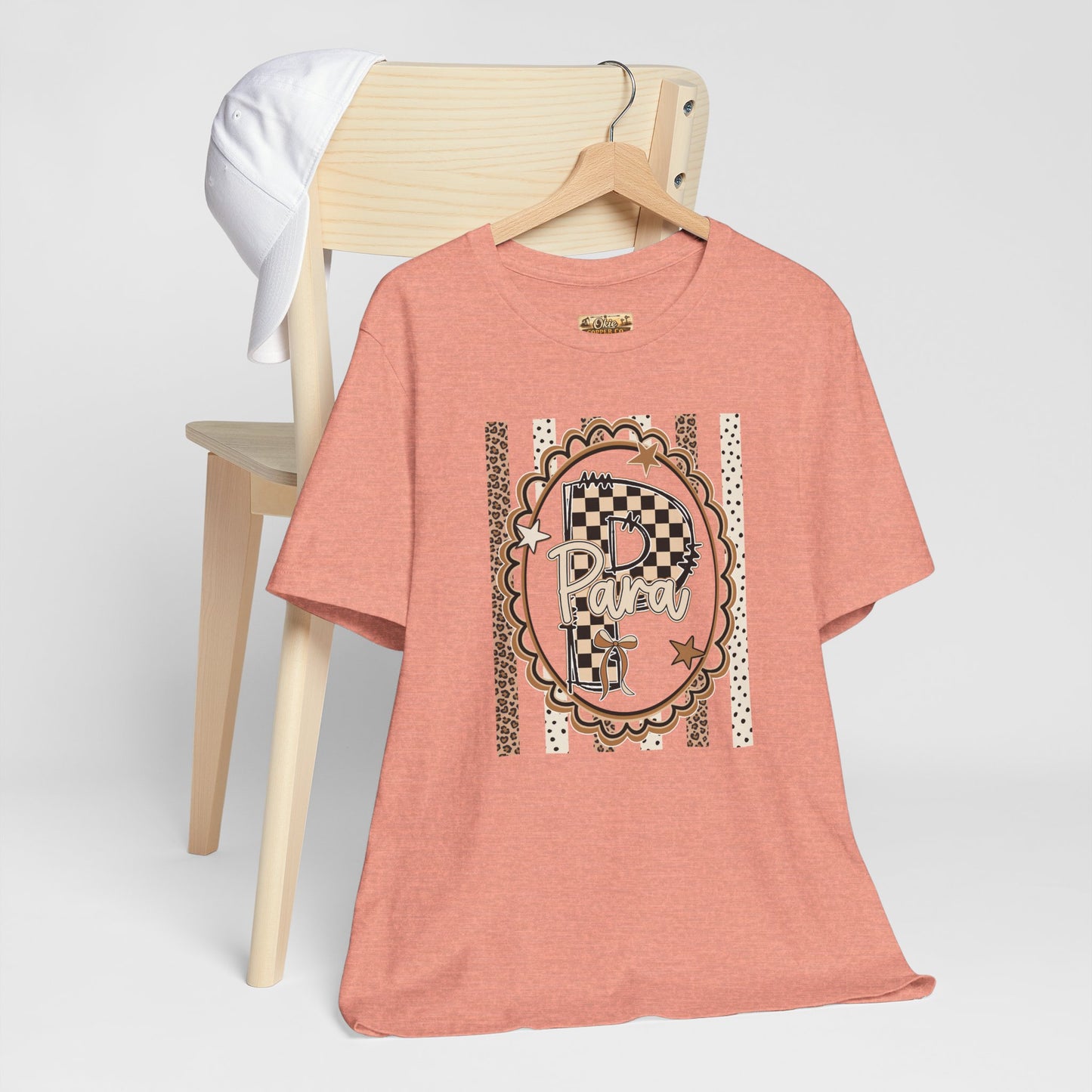 Retro Checkerboard Graphic Tee — Father’s Day Vintage Plaid Dad Shirt