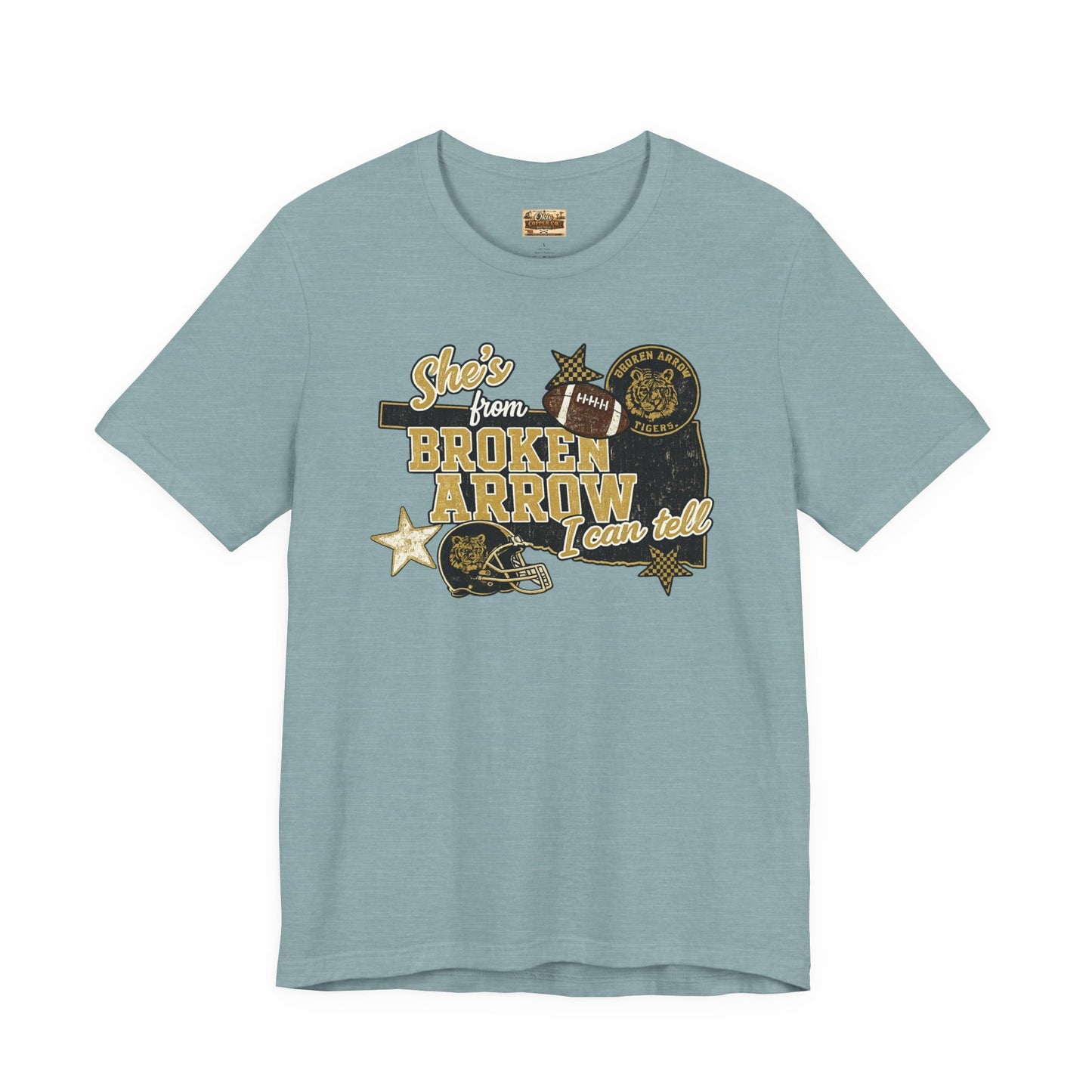 Broken Arrow Oklahoma Retro Graphic Tee — "Stars From Broken Arrow" Vintage Style T‑Shirt