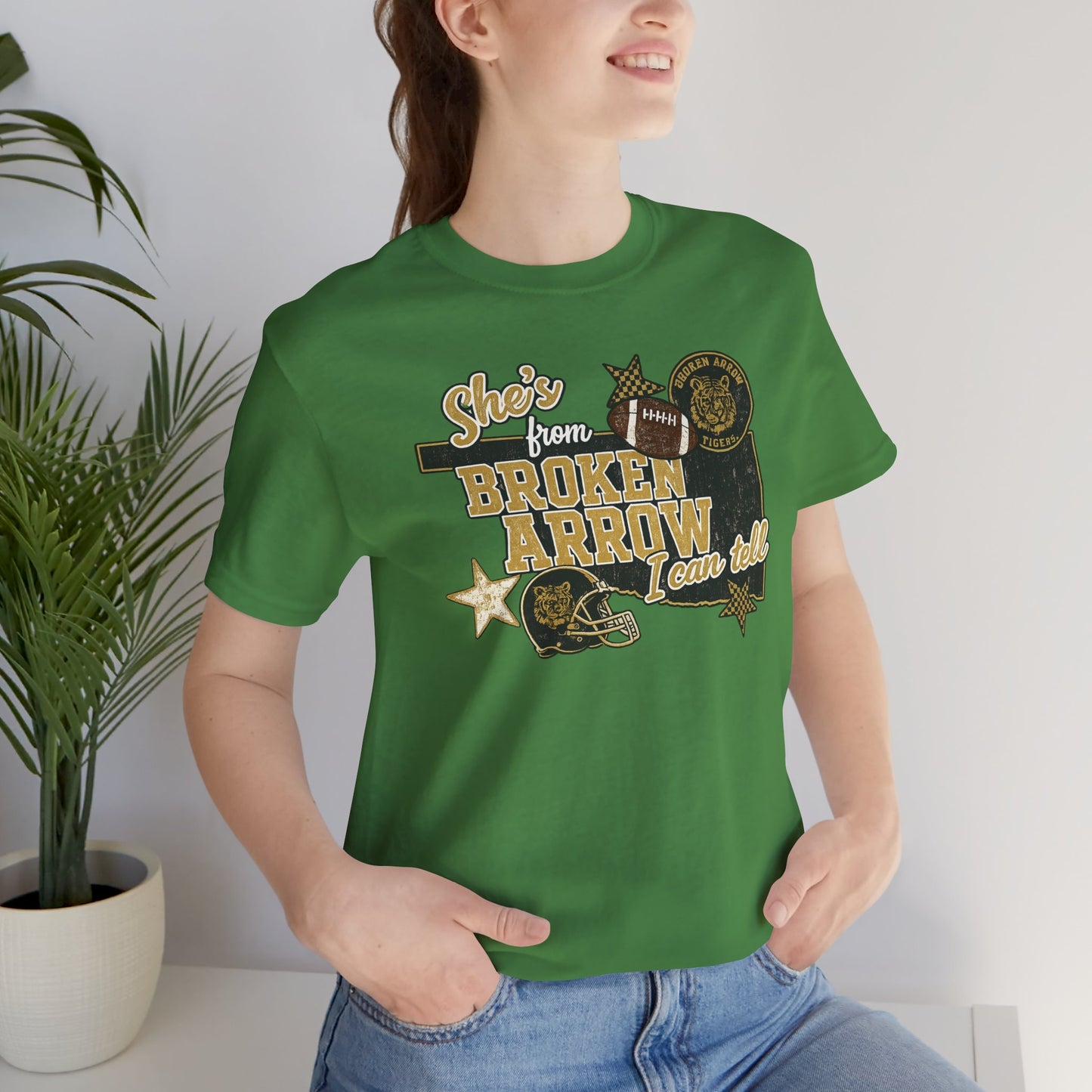 Broken Arrow Oklahoma Retro Graphic Tee — "Stars From Broken Arrow" Vintage Style T‑Shirt