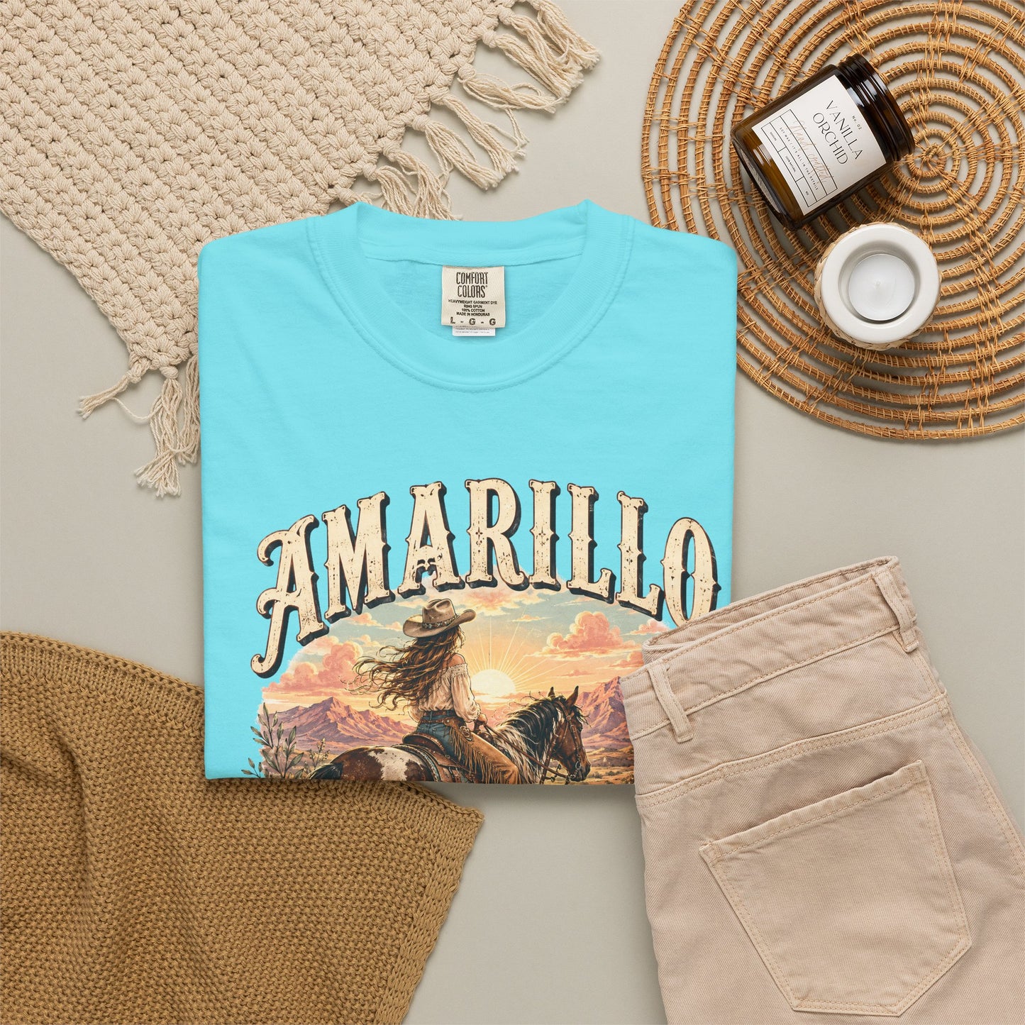 Amarillo By Morning Cowboy T-Shirt — Western Rodeo Graphic Tee