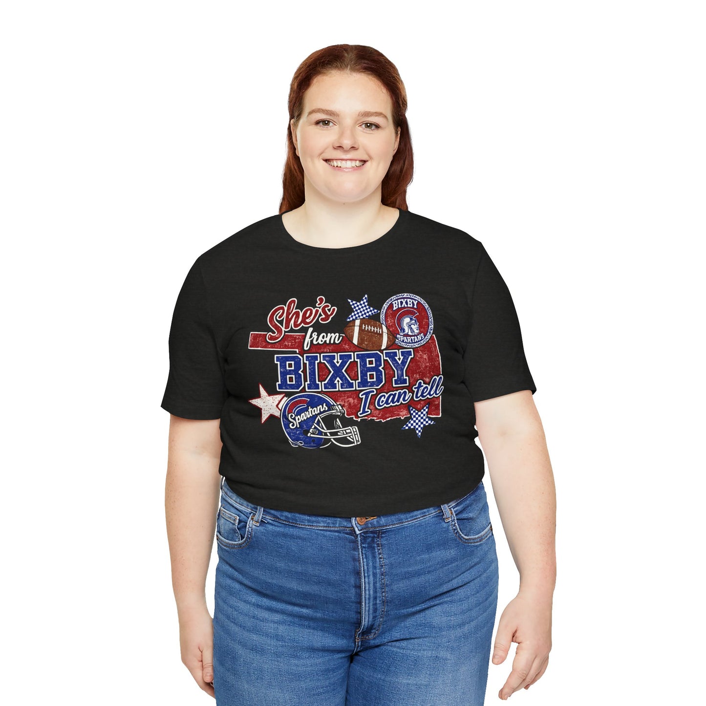 Bixby Football Tee — "She’s from Bixby I can tell" Vintage Team Shirt