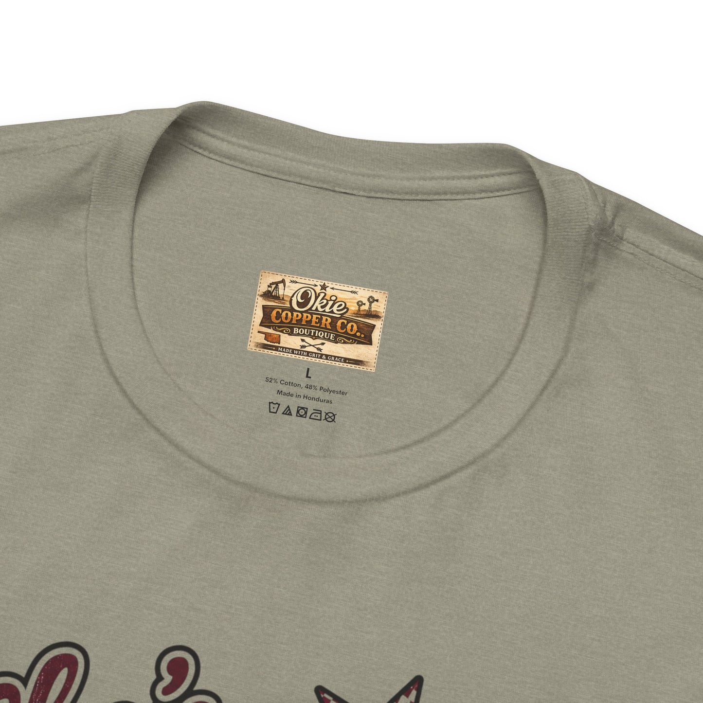 She's from Jenks Tee — Vintage High School Football Graphic T-Shirt