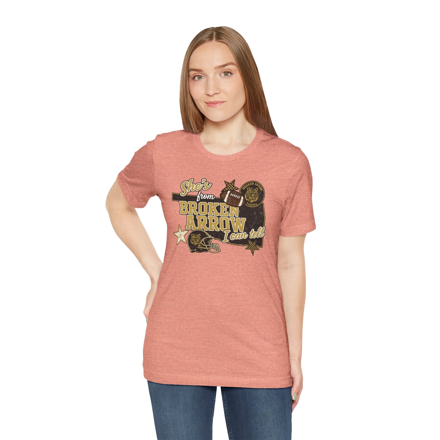 Broken Arrow Oklahoma Retro Graphic Tee — "Stars From Broken Arrow" Vintage Style T‑Shirt