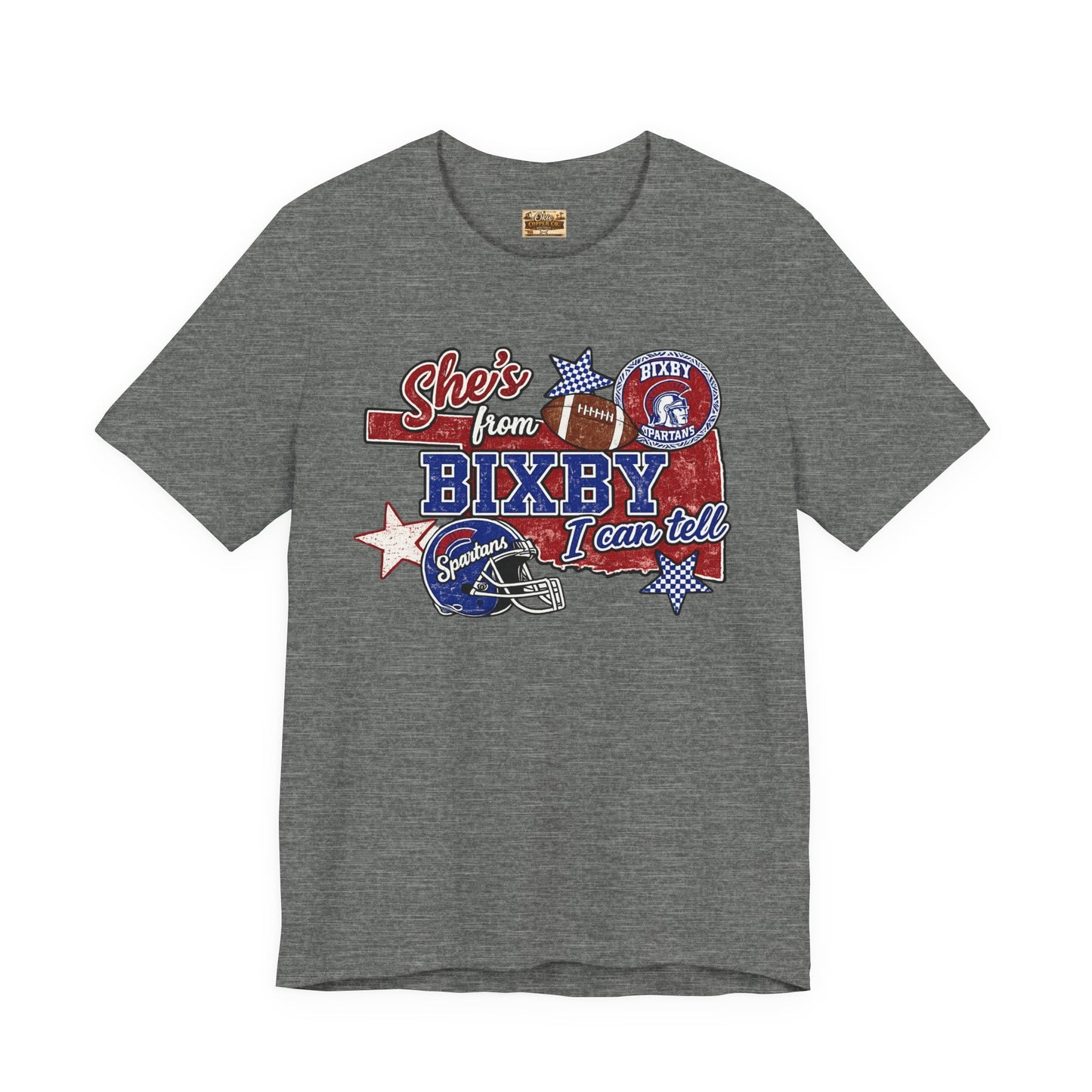 Bixby Football Tee — "She’s from Bixby I can tell" Vintage Team Shirt