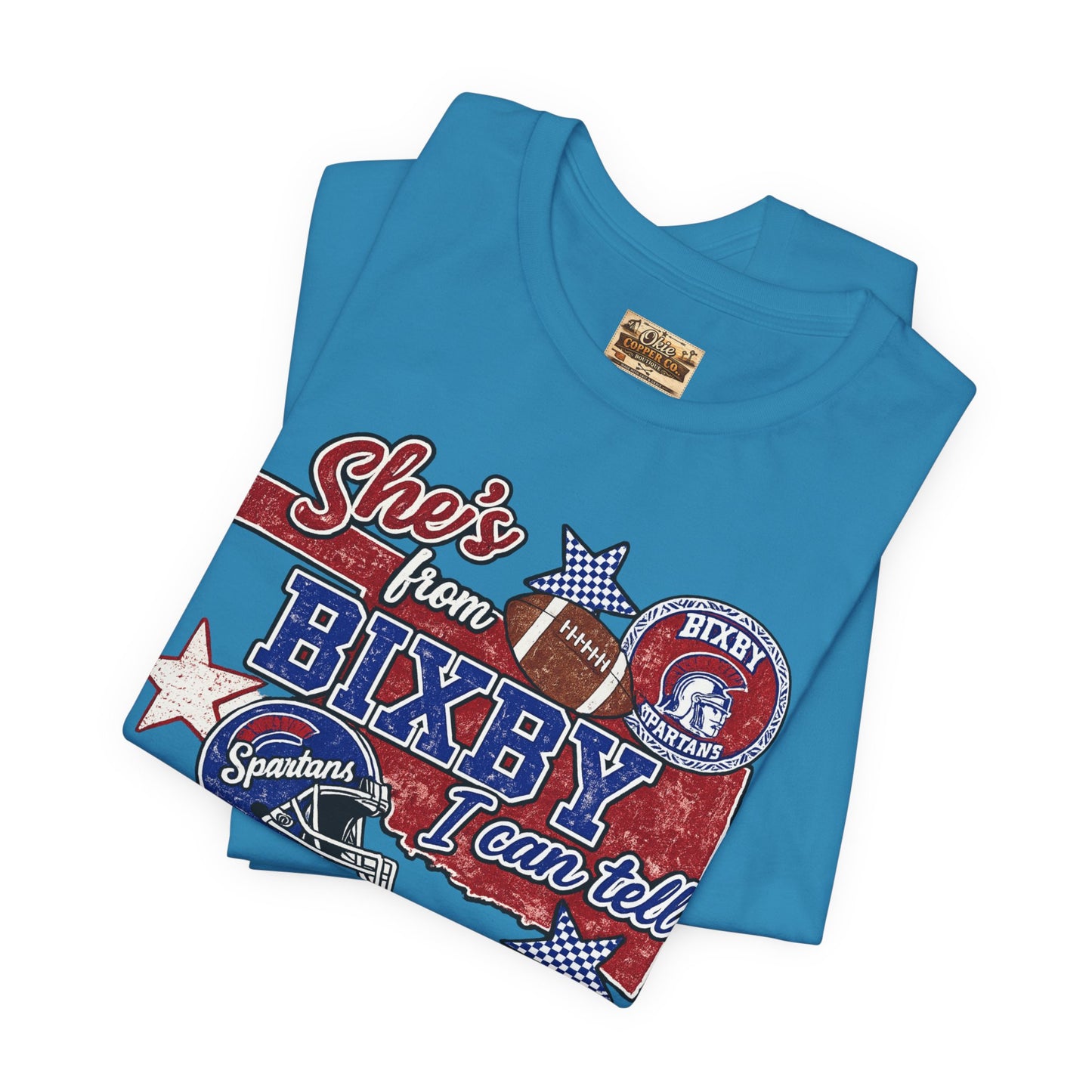 Bixby Football Tee — "She’s from Bixby I can tell" Vintage Team Shirt