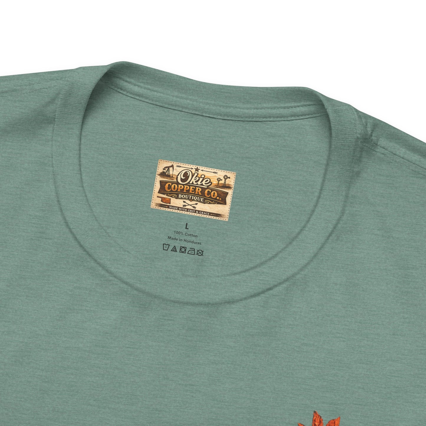 Autumn Highland Cow Tee — Fall Pumpkin Latte Graphic T-Shirt
