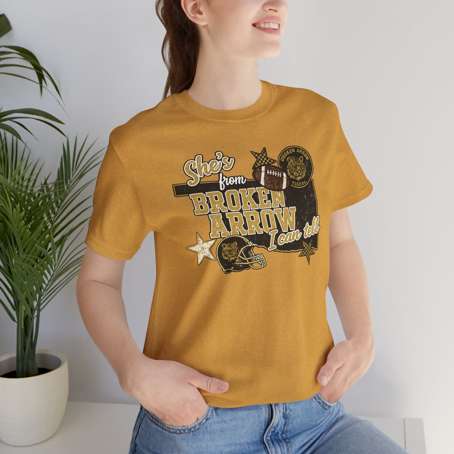 Broken Arrow Oklahoma Retro Graphic Tee — "Stars From Broken Arrow" Vintage Style T‑Shirt