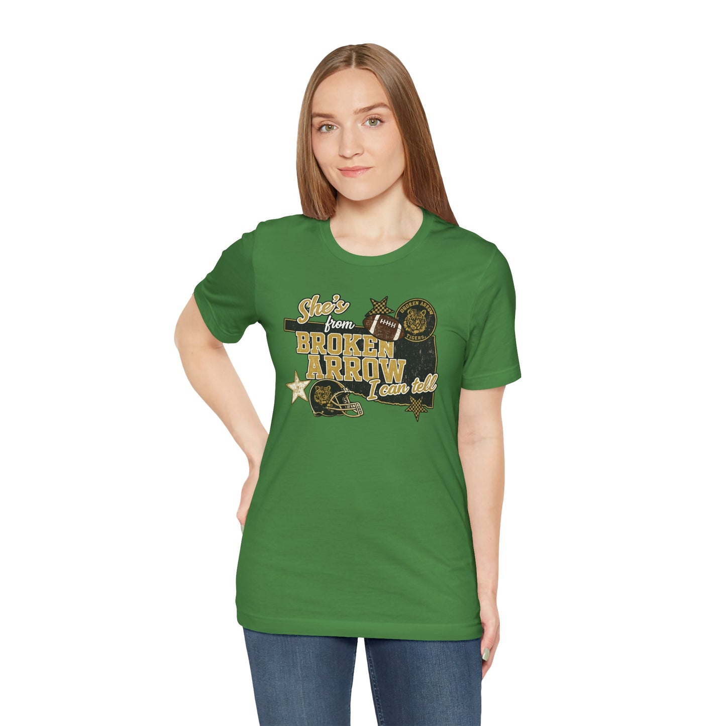 Broken Arrow Oklahoma Retro Graphic Tee — "Stars From Broken Arrow" Vintage Style T‑Shirt