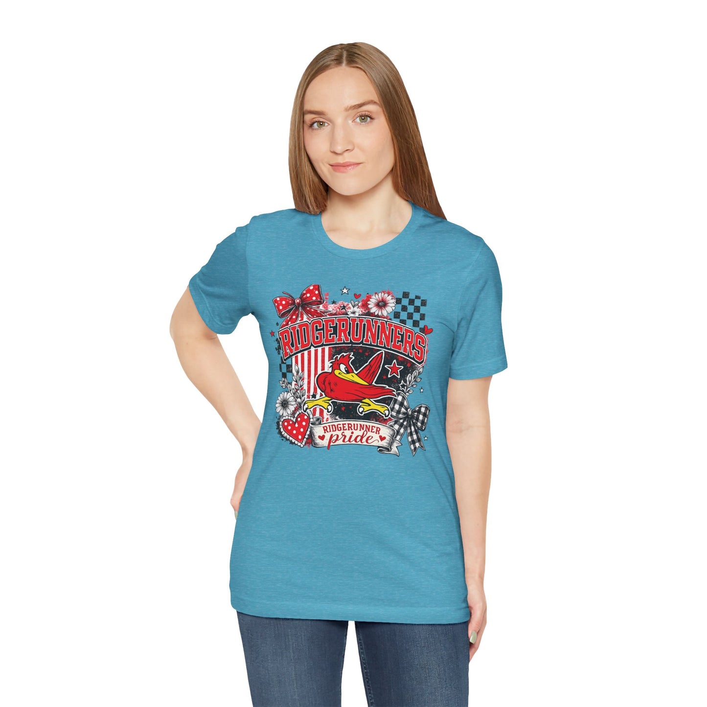 Ridgerunners Pride T-Shirt — School Mascot Red & Black Graphic Tee