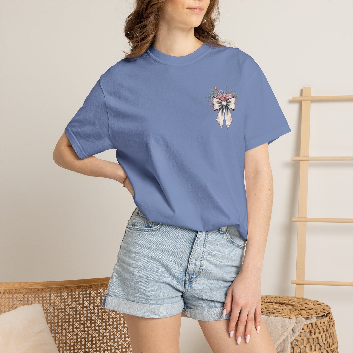 She Is Worthy Floral T-Shirt — Proverbs 31 Inspirational Tee