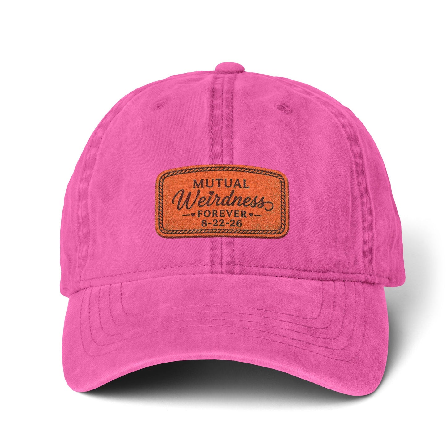 Women's Pigment-Dyed Cap with Fashion Undervisor (Embroidery)
