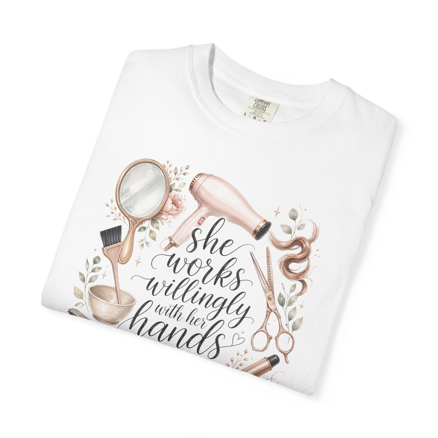 She Works Willingly with Her Hands – Women’s Baking T-Shirt