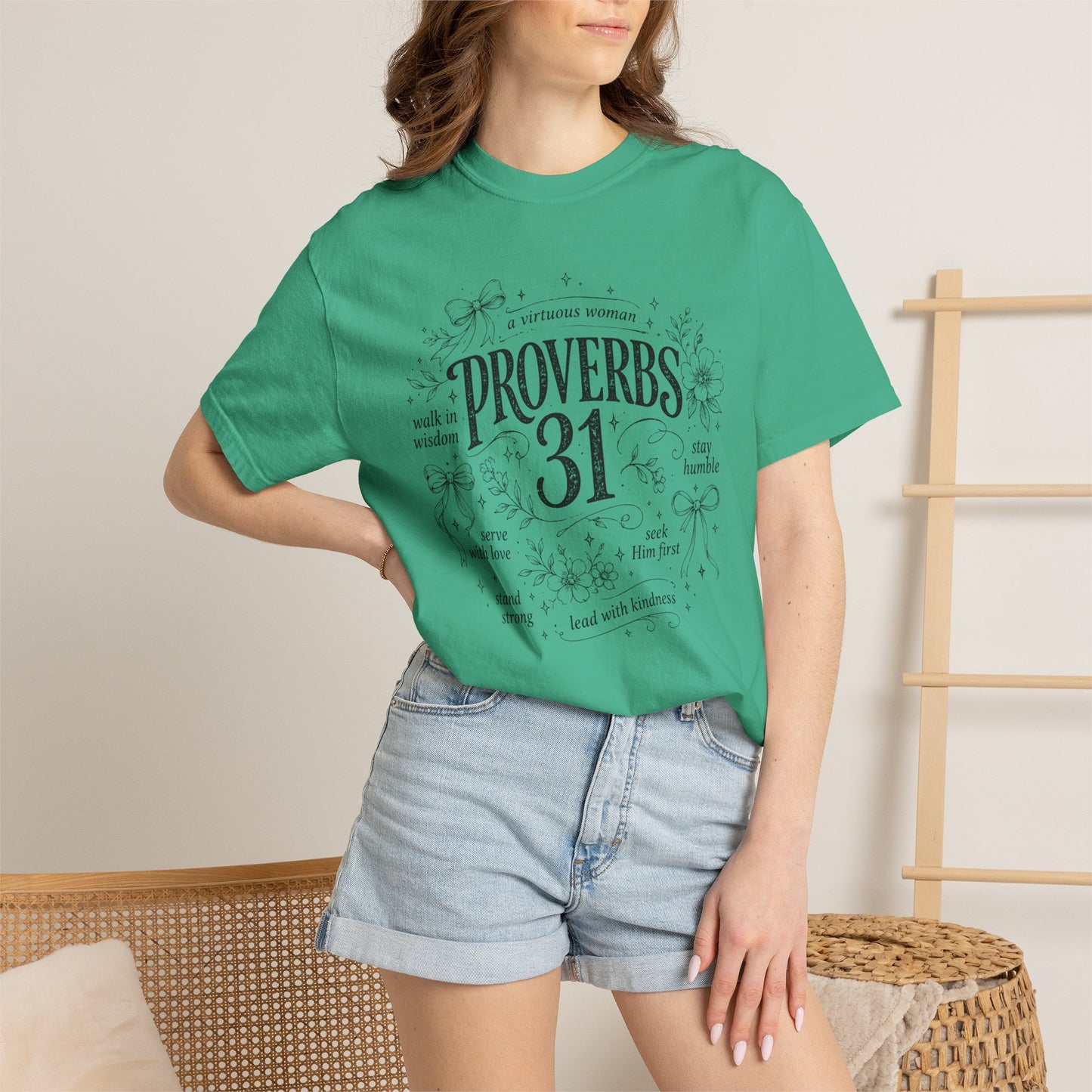 Proverbs 31 Inspirational T-Shirt — Faith-Based Scripture Graphic Tee