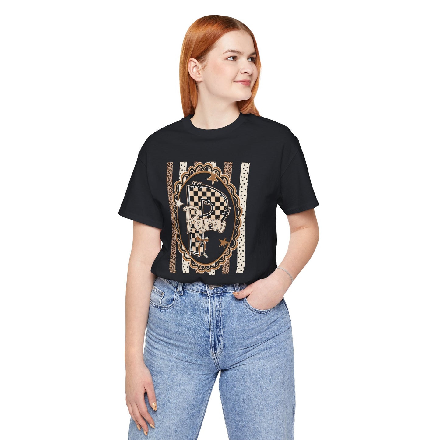 Retro Checkerboard Graphic Tee — Father’s Day Vintage Plaid Dad Shirt