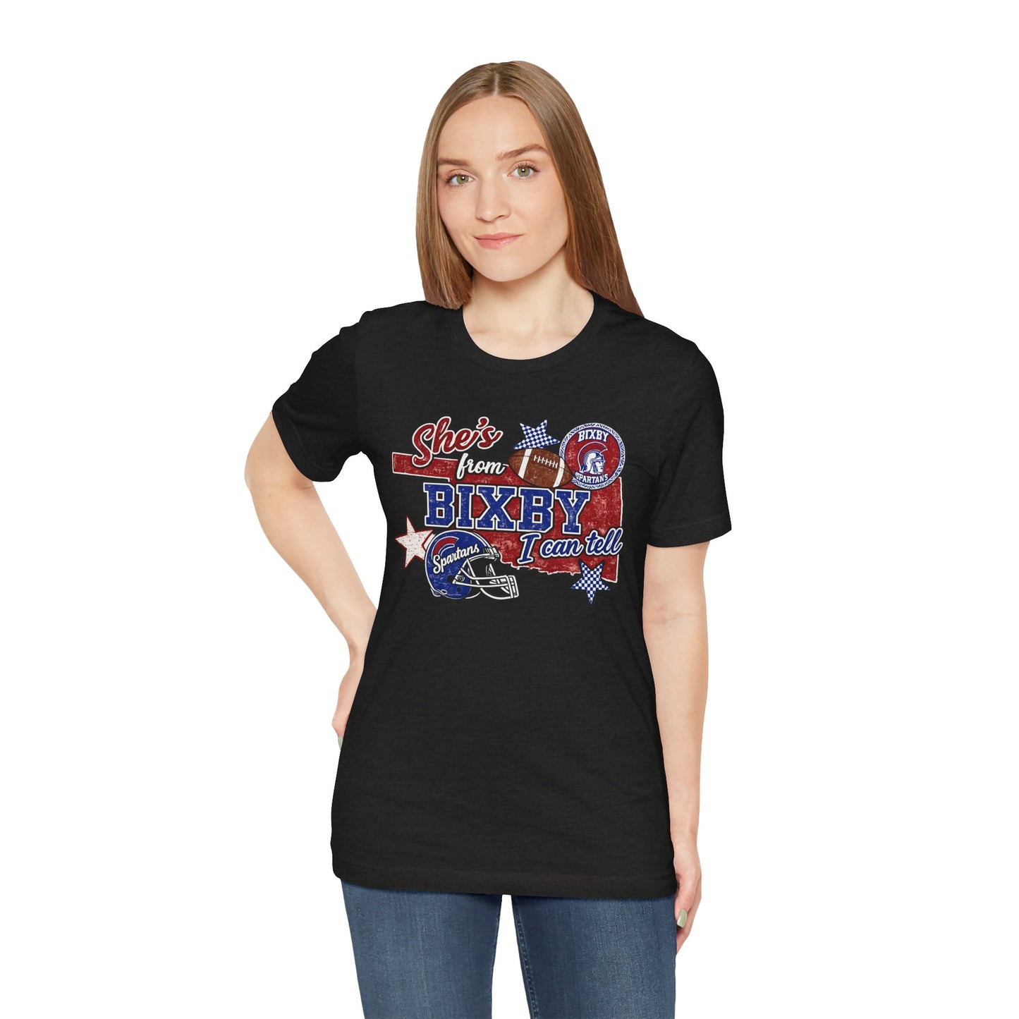 Bixby Football Tee — "She’s from Bixby I can tell" Vintage Team Shirt