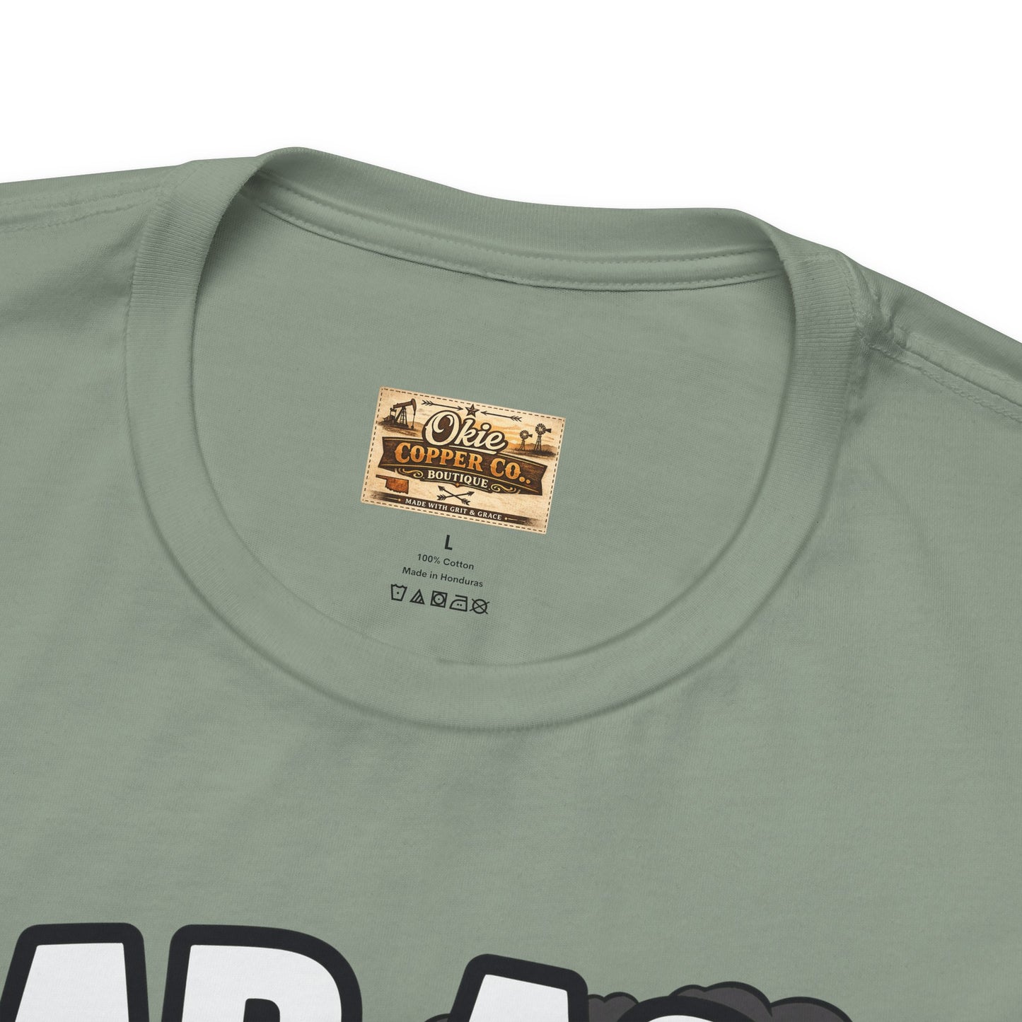 Bad Ass Mother Trucker Tee — Graphic Semi Truck Flames Shirt