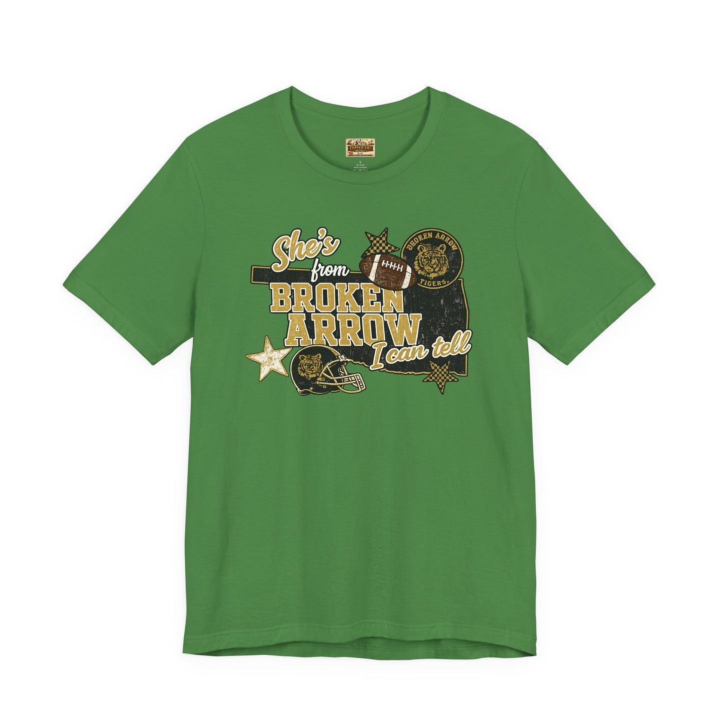 Broken Arrow Oklahoma Retro Graphic Tee — "Stars From Broken Arrow" Vintage Style T‑Shirt