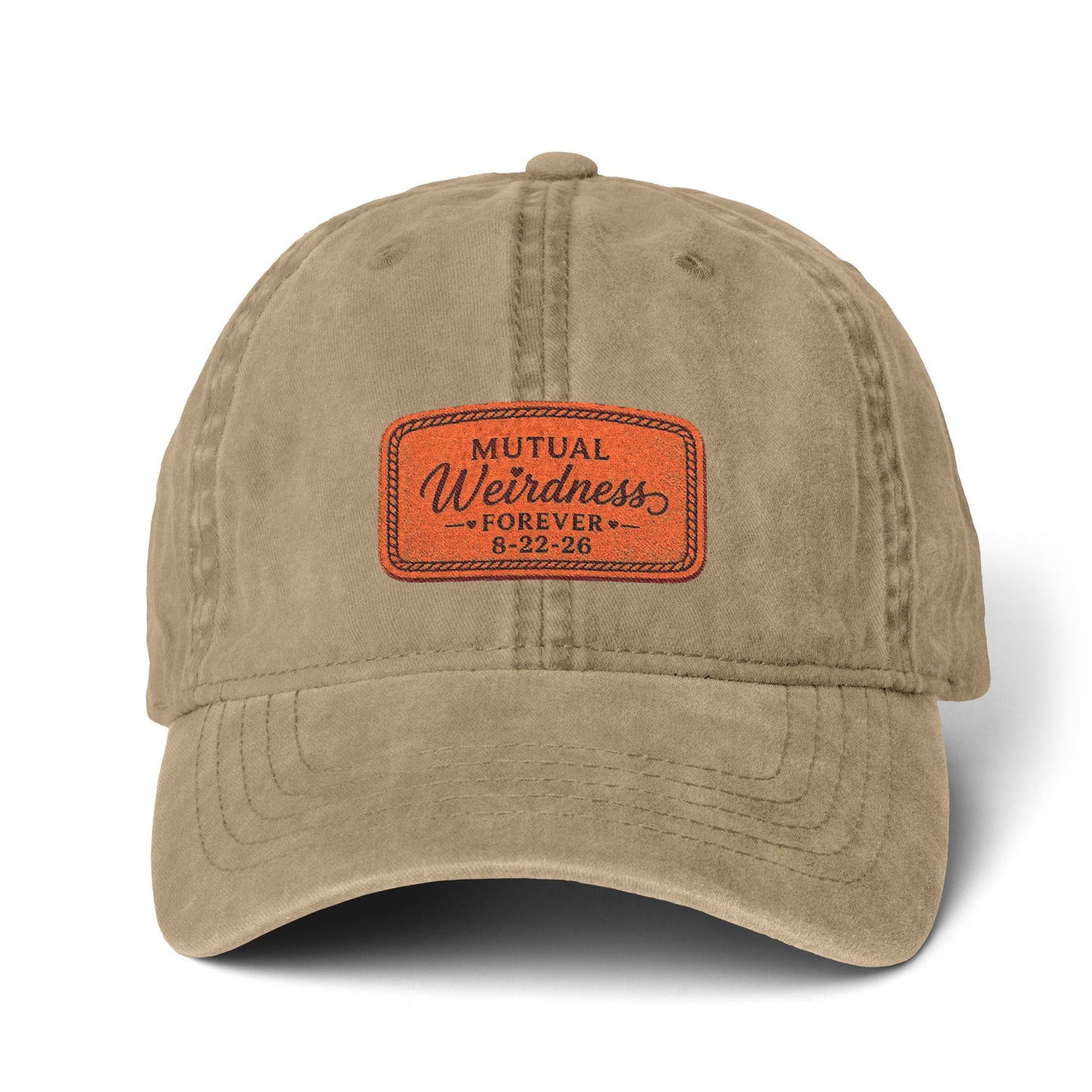 Women's Pigment-Dyed Cap with Fashion Undervisor (Embroidery)