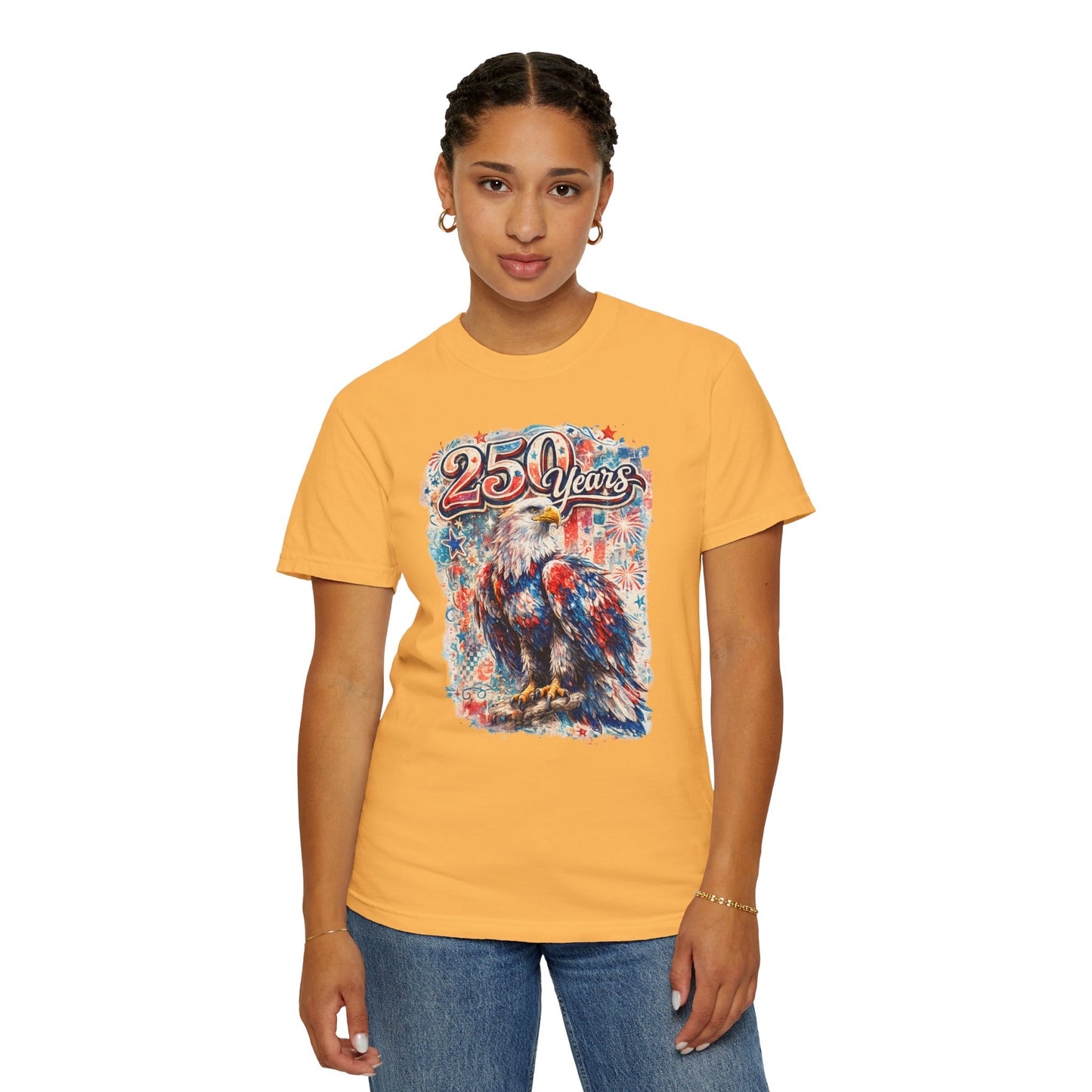 250 Years Eagle T-Shirt — Patriotic Anniversary Graphic Tee