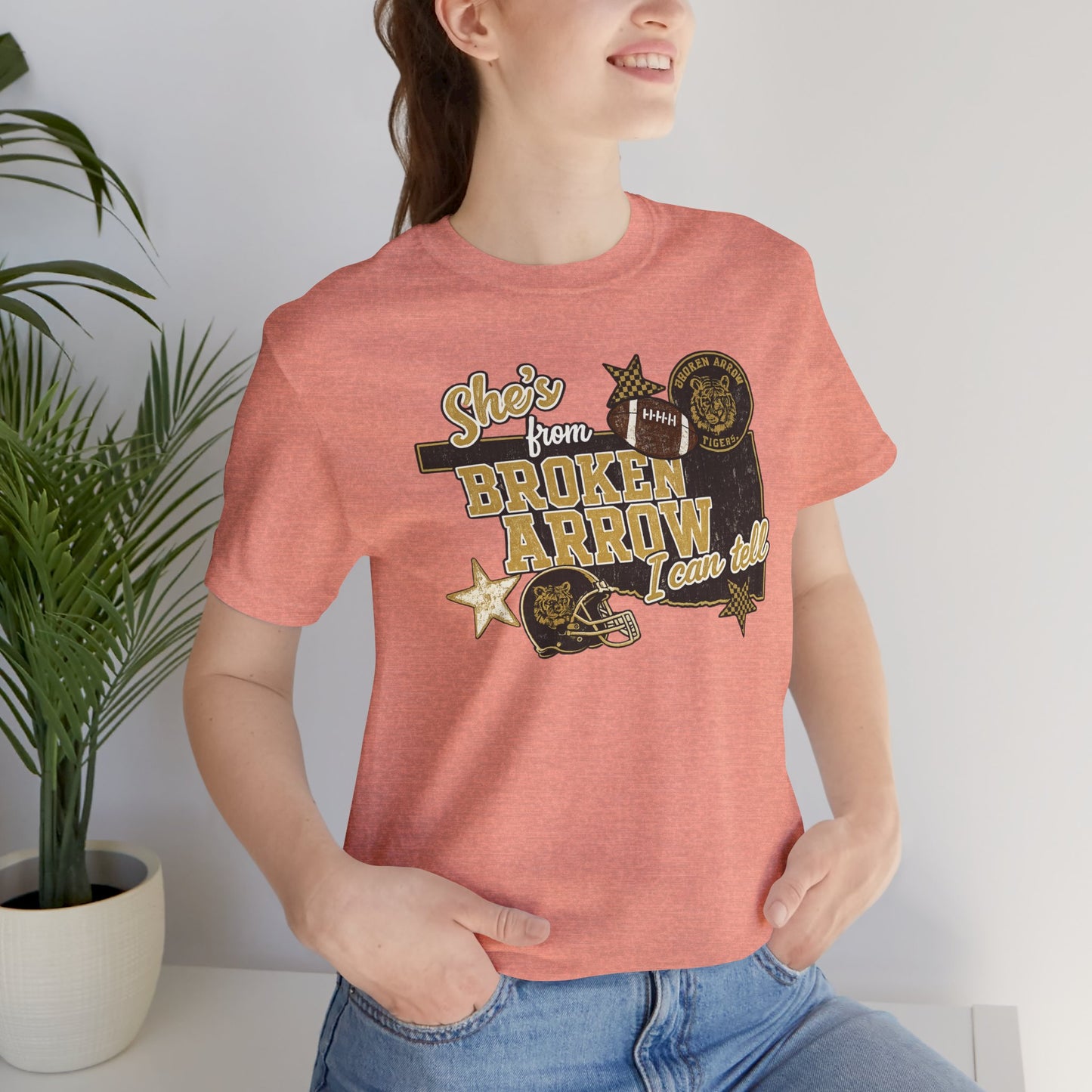 Broken Arrow Oklahoma Retro Graphic Tee — "Stars From Broken Arrow" Vintage Style T‑Shirt