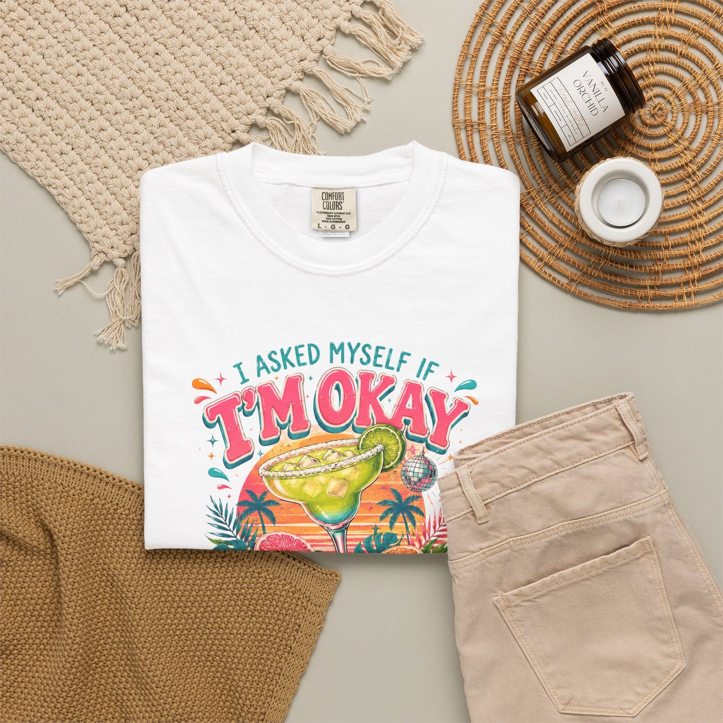 I'm Okay…We Both Ordered Tequila T-Shirt — Funny Margarita Graphic Tee for Party Lovers