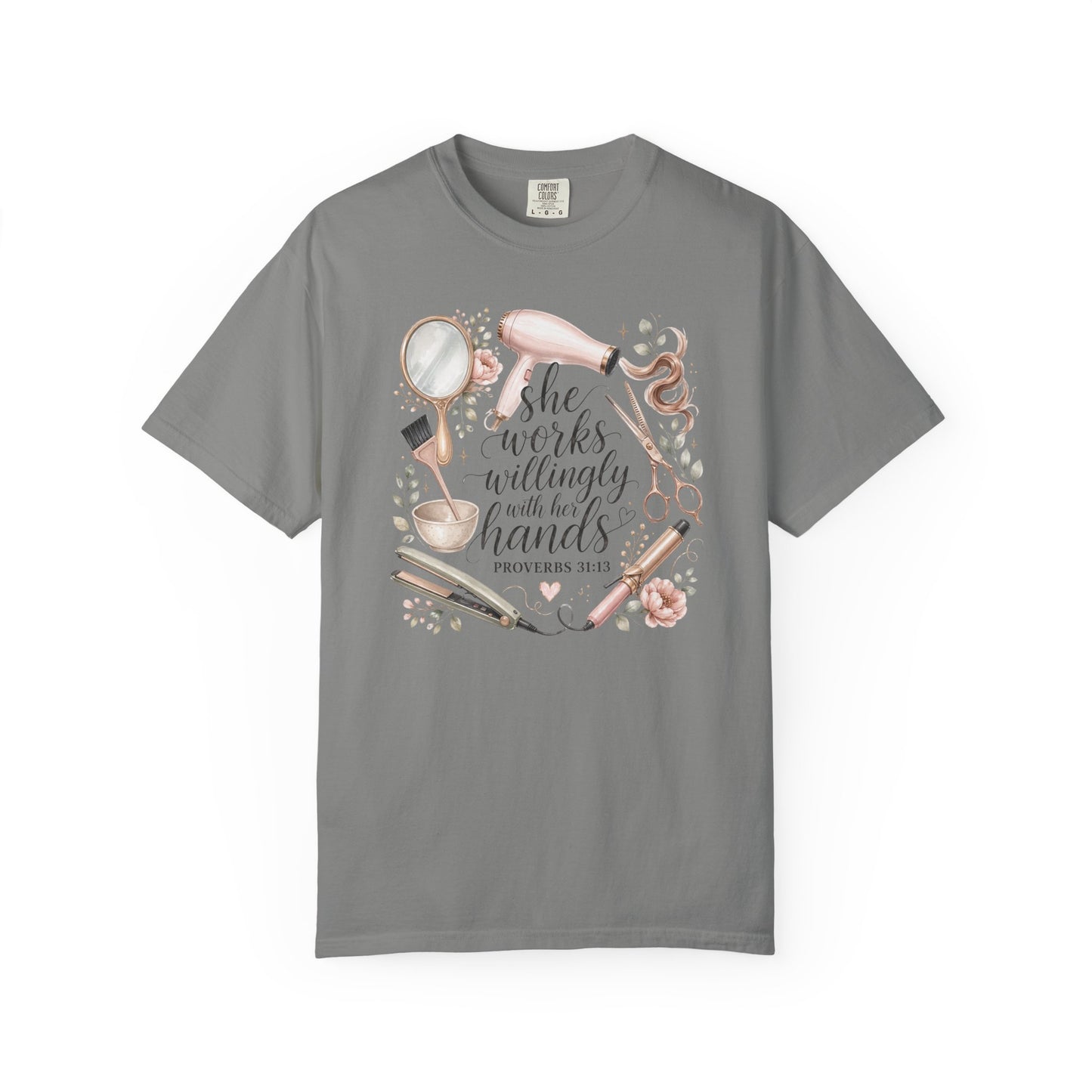 She Works Willingly with Her Hands – Women’s Baking T-Shirt