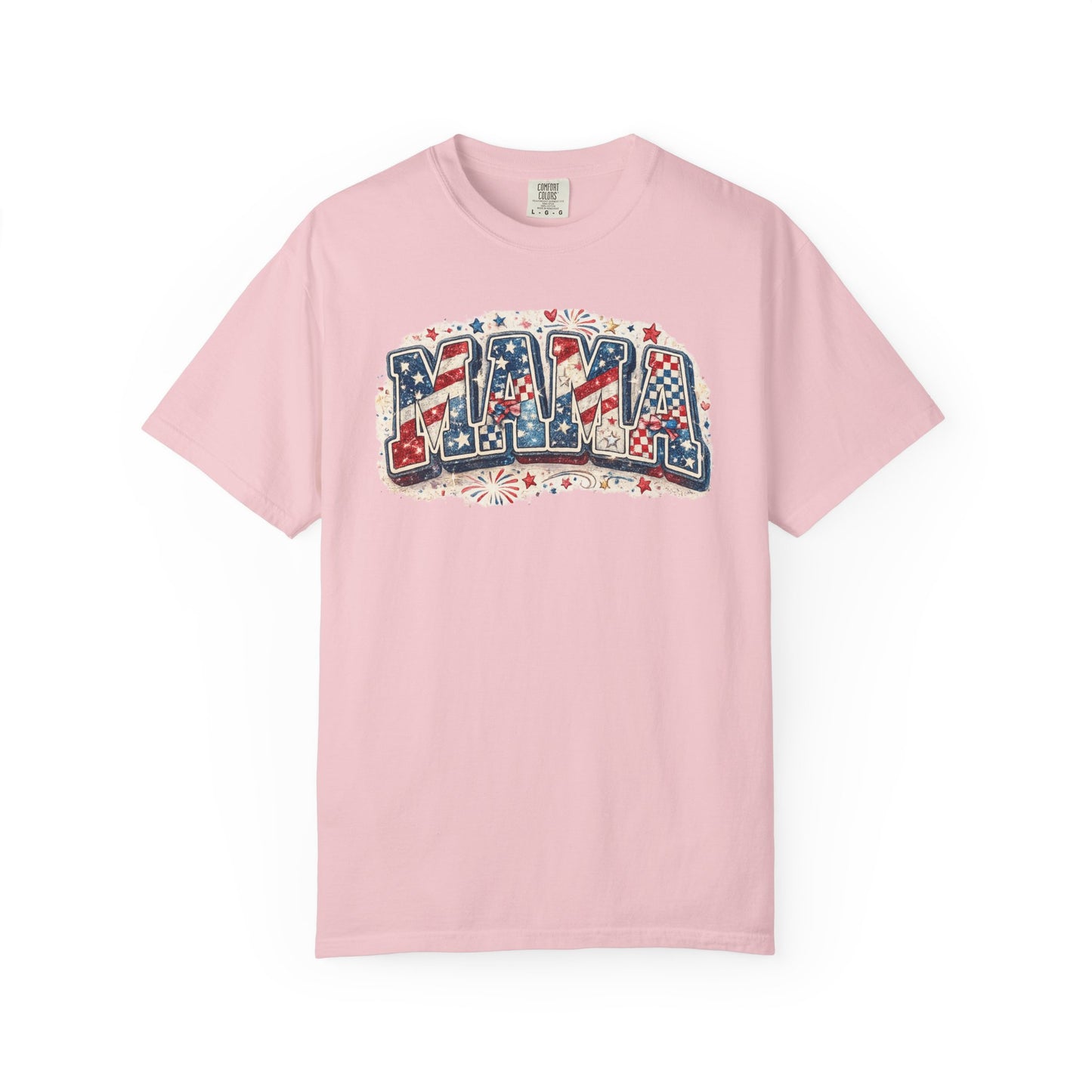 Mama Patriotic T-Shirt — Red White Blue Americana Graphic Tee