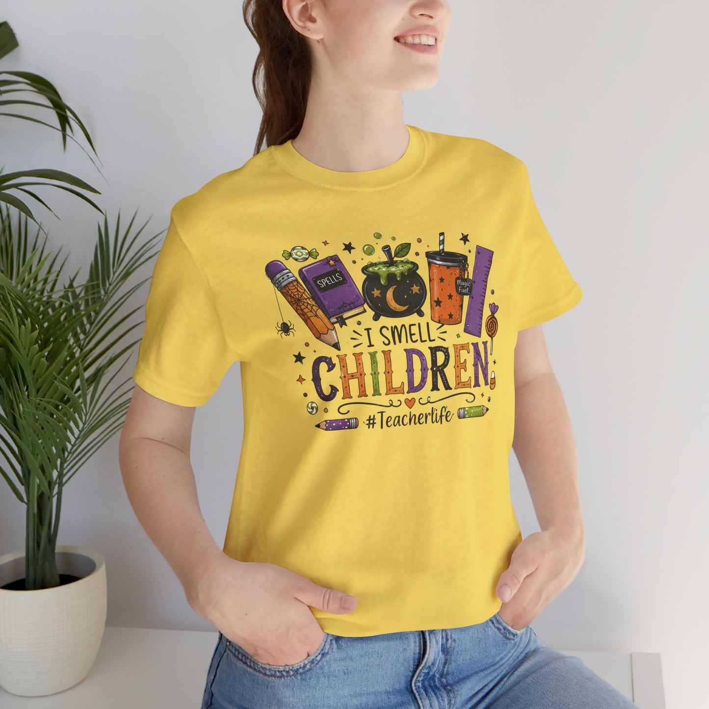 I Smell Children Halloween Teacher T-Shirt