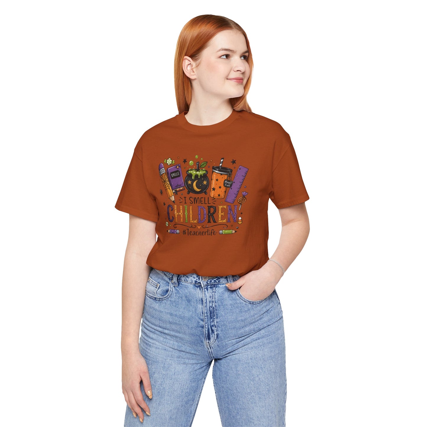 I Smell Children Halloween Teacher T-Shirt