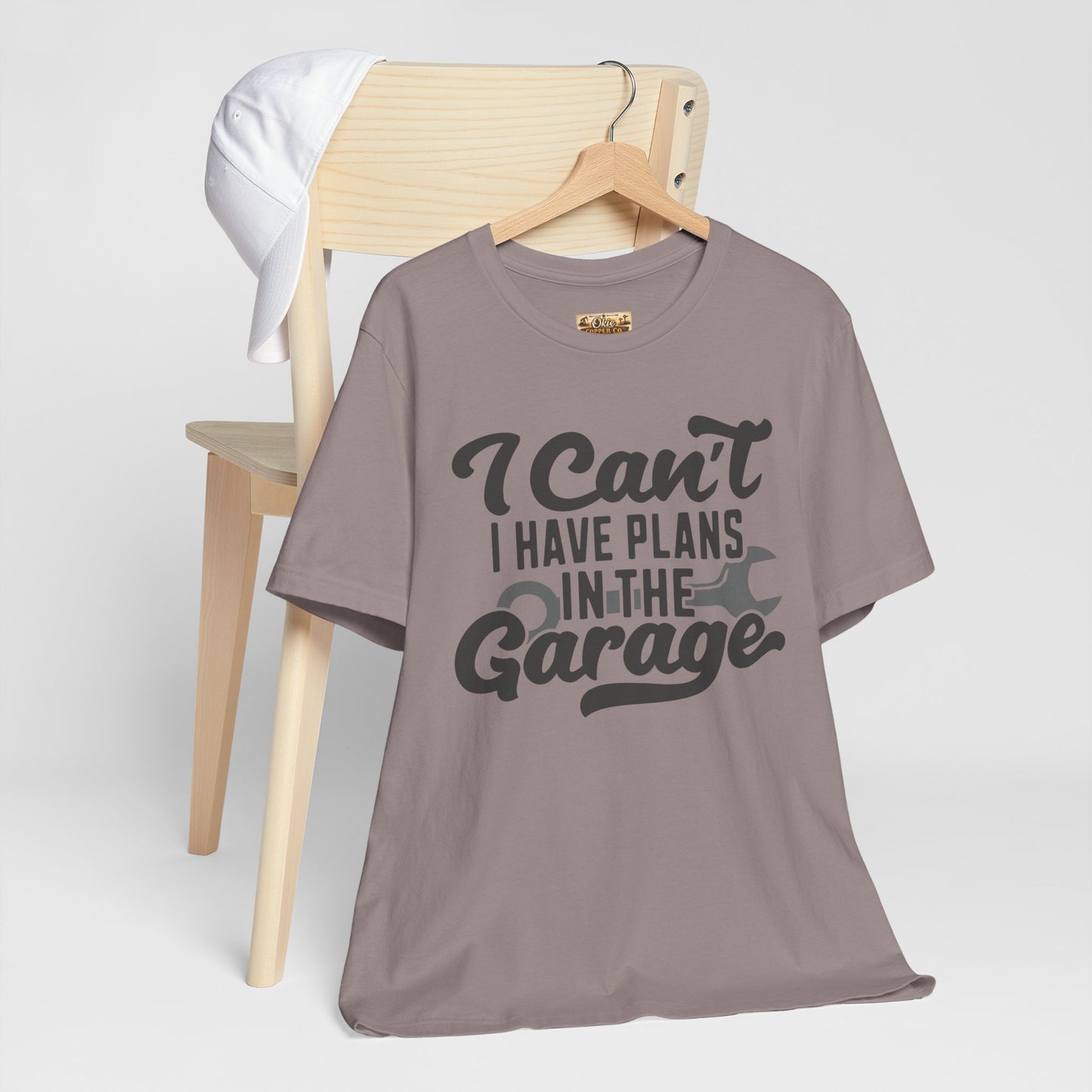 Garage Plans T-Shirt — "I Can't, I Have Plans in the Garage" Mechanic Tee
