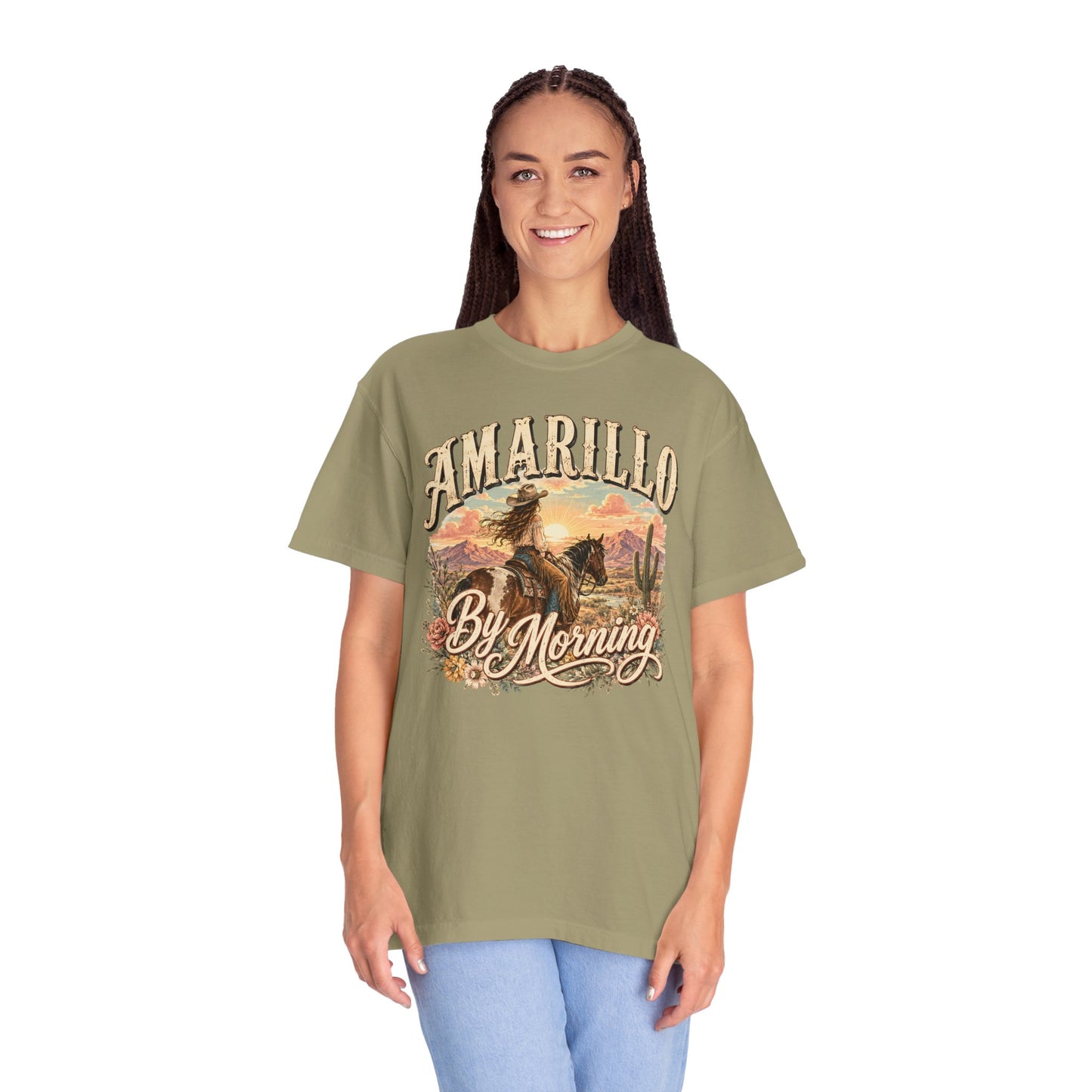 Amarillo By Morning Cowboy T-Shirt — Western Rodeo Graphic Tee