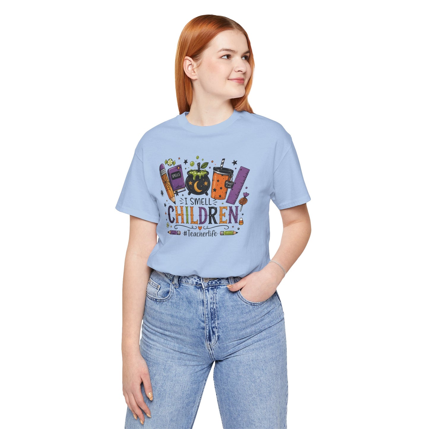 I Smell Children Halloween Teacher T-Shirt