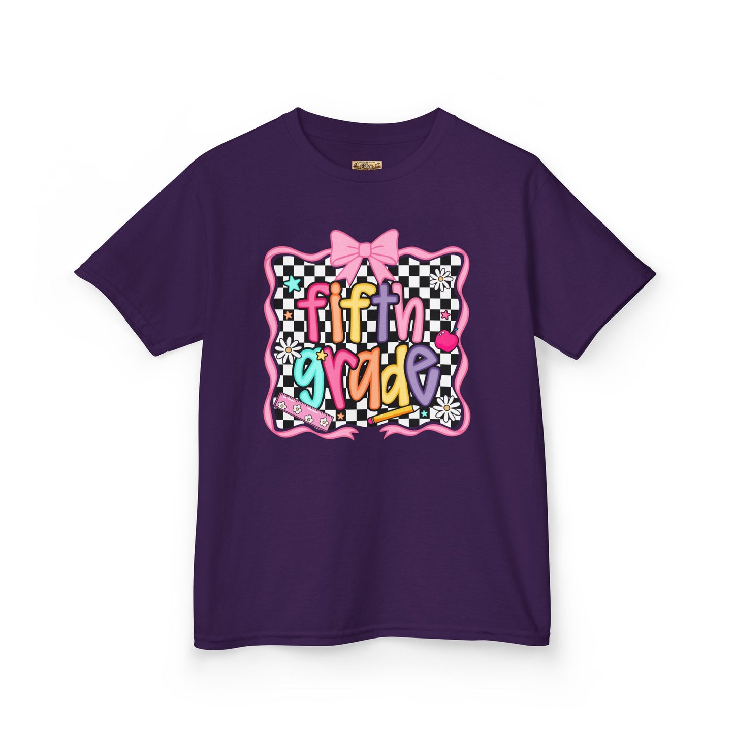 Fifth Grade Kids T‑Shirt — Colorful Back‑to‑School Design
