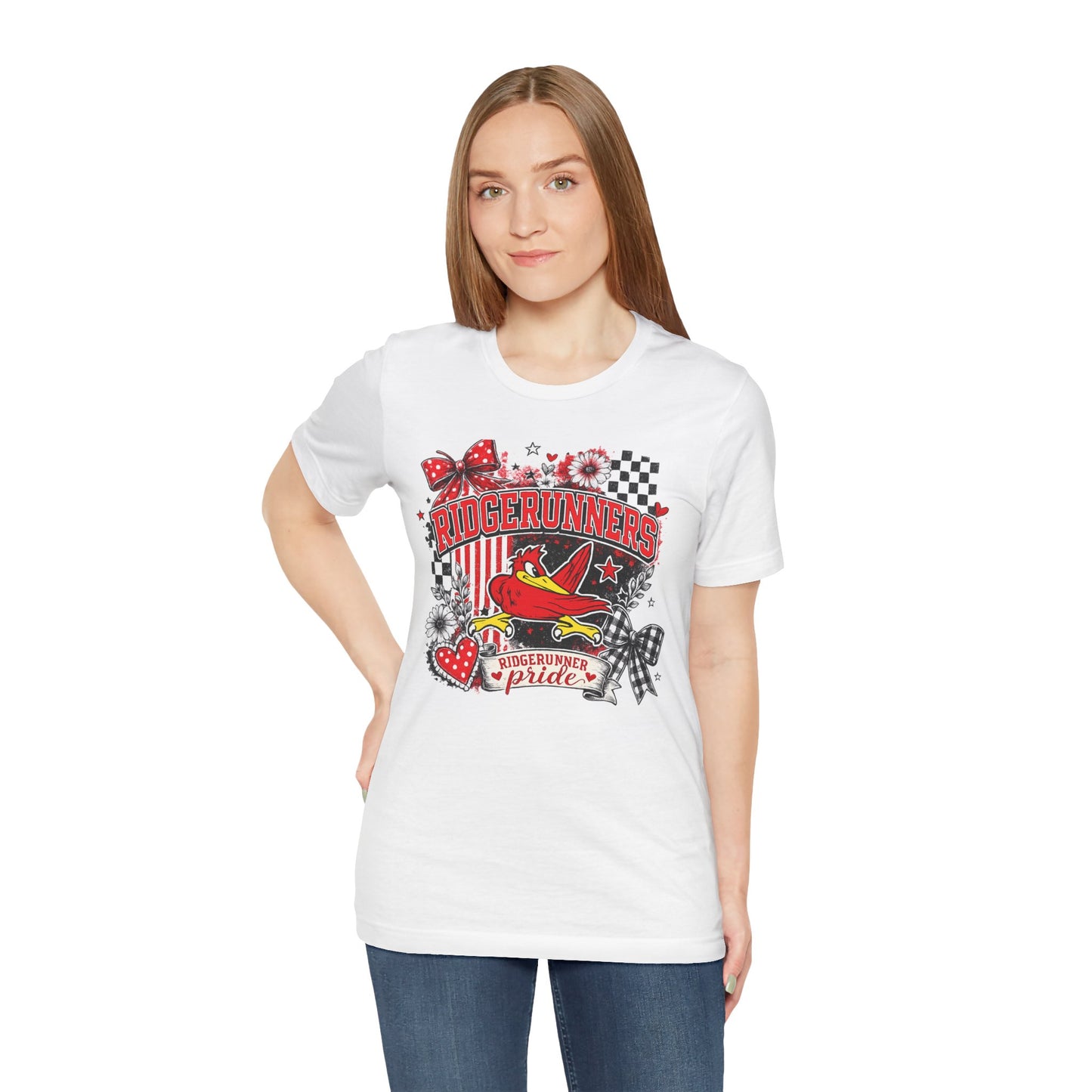 Ridgerunners Pride T-Shirt — School Mascot Red & Black Graphic Tee