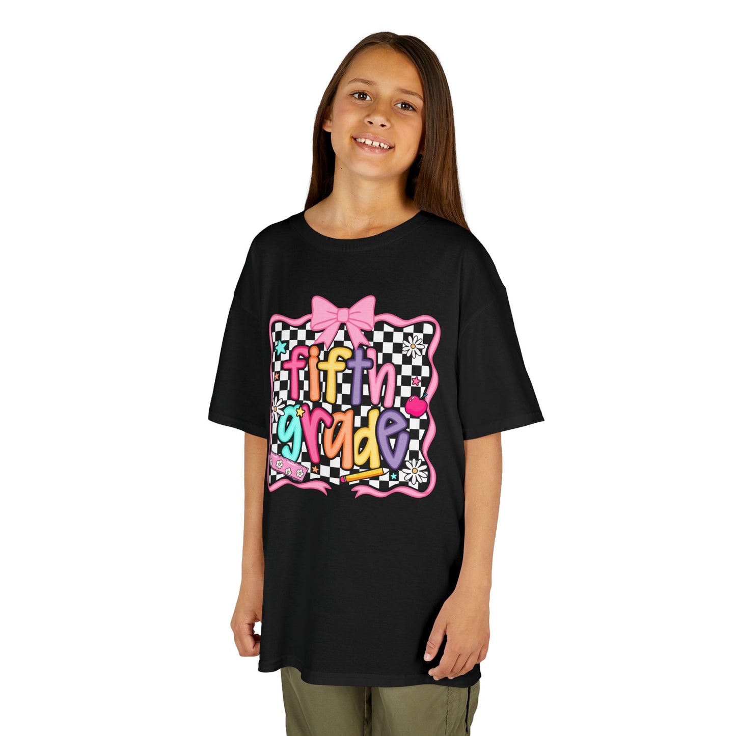 Fifth Grade Kids T‑Shirt — Colorful Back‑to‑School Design