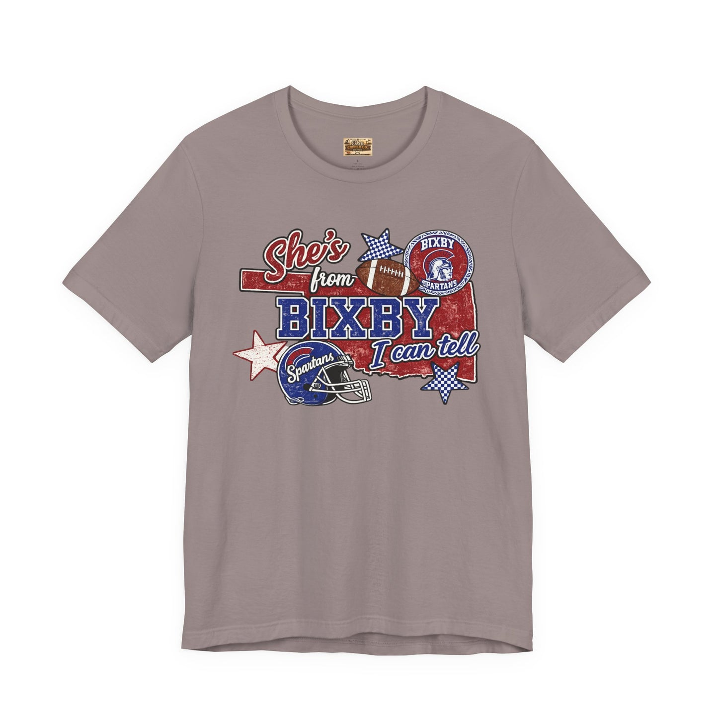 Bixby Football Tee — "She’s from Bixby I can tell" Vintage Team Shirt