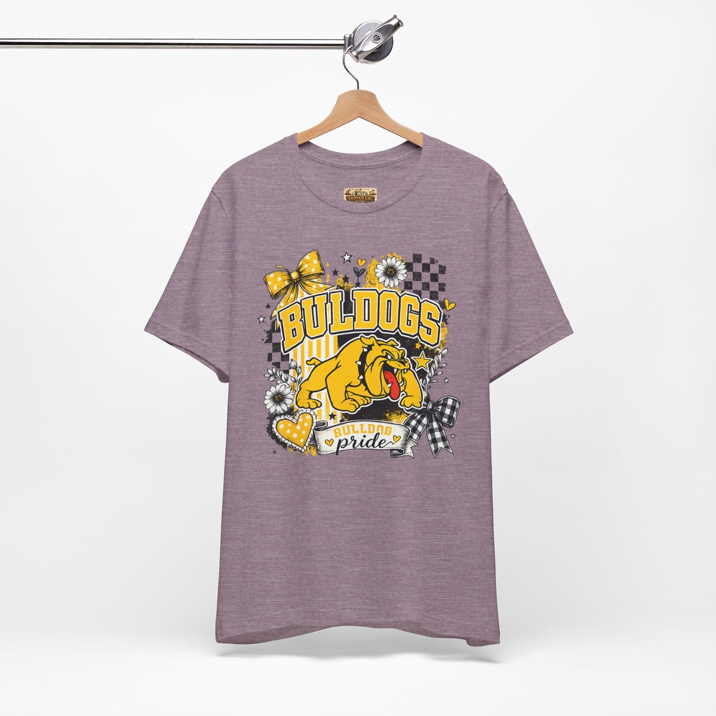 Bulldogs Pride T-Shirt – Yellow Mascot Graphic Tee
