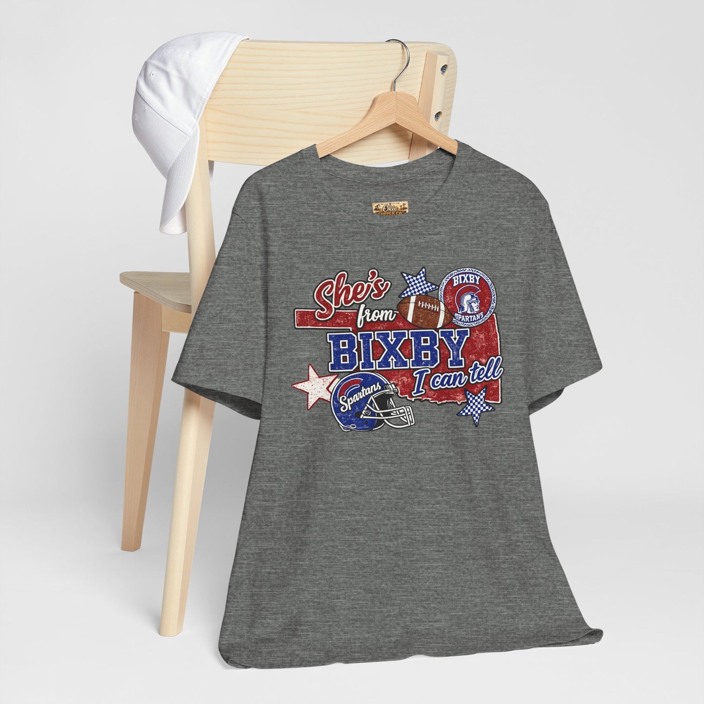 Bixby Football Tee — "She’s from Bixby I can tell" Vintage Team Shirt