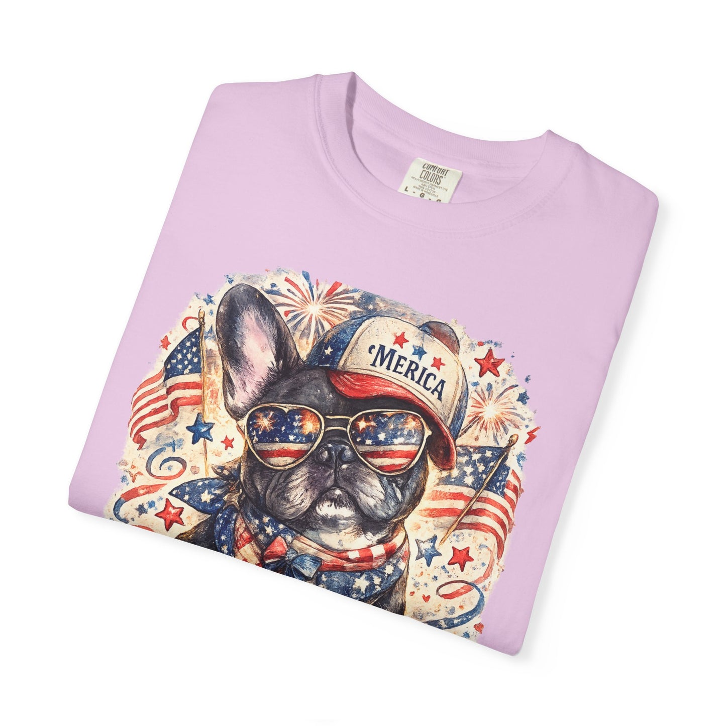 'Merica Patriotic French Bulldog T-Shirt