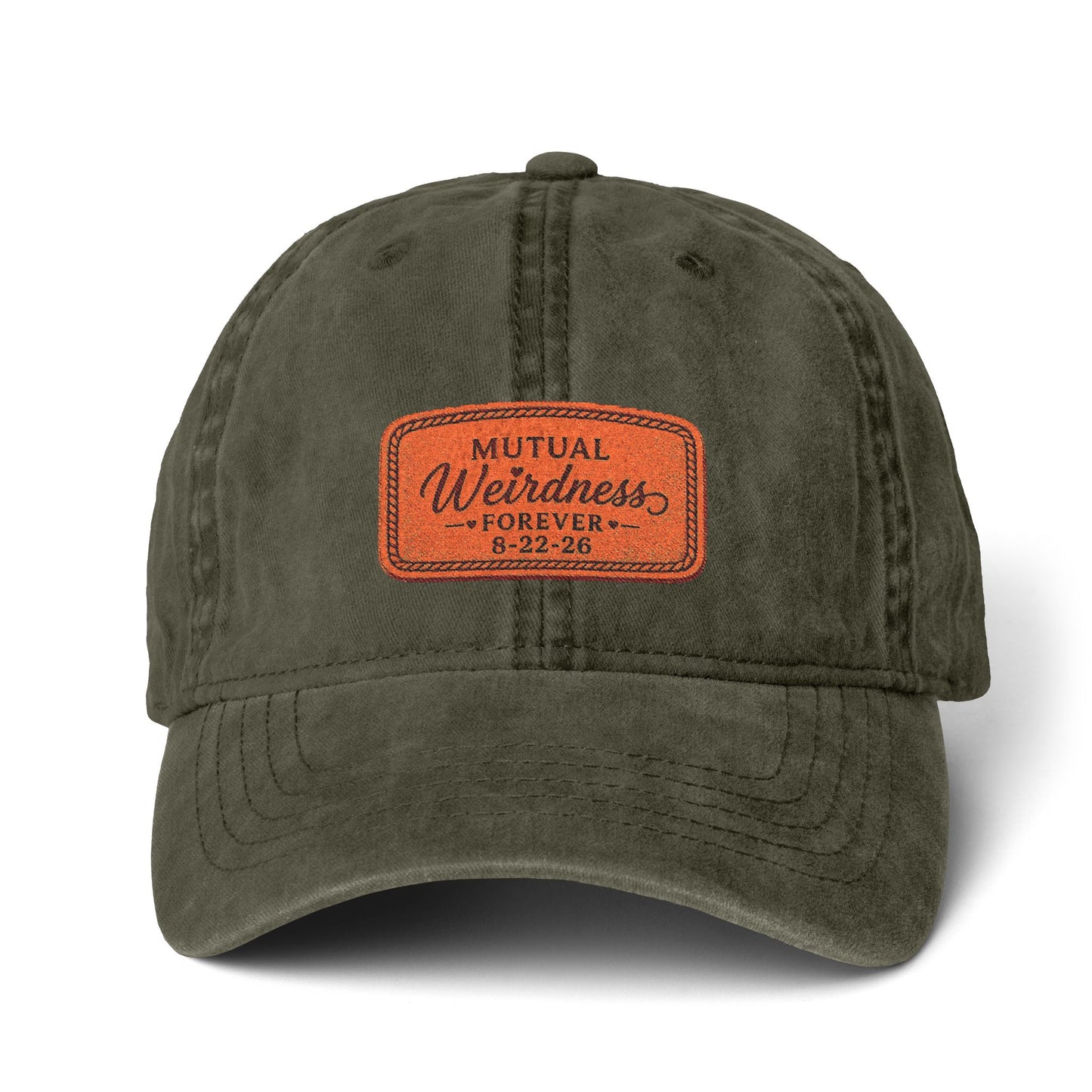 Women's Pigment-Dyed Cap with Fashion Undervisor (Embroidery)