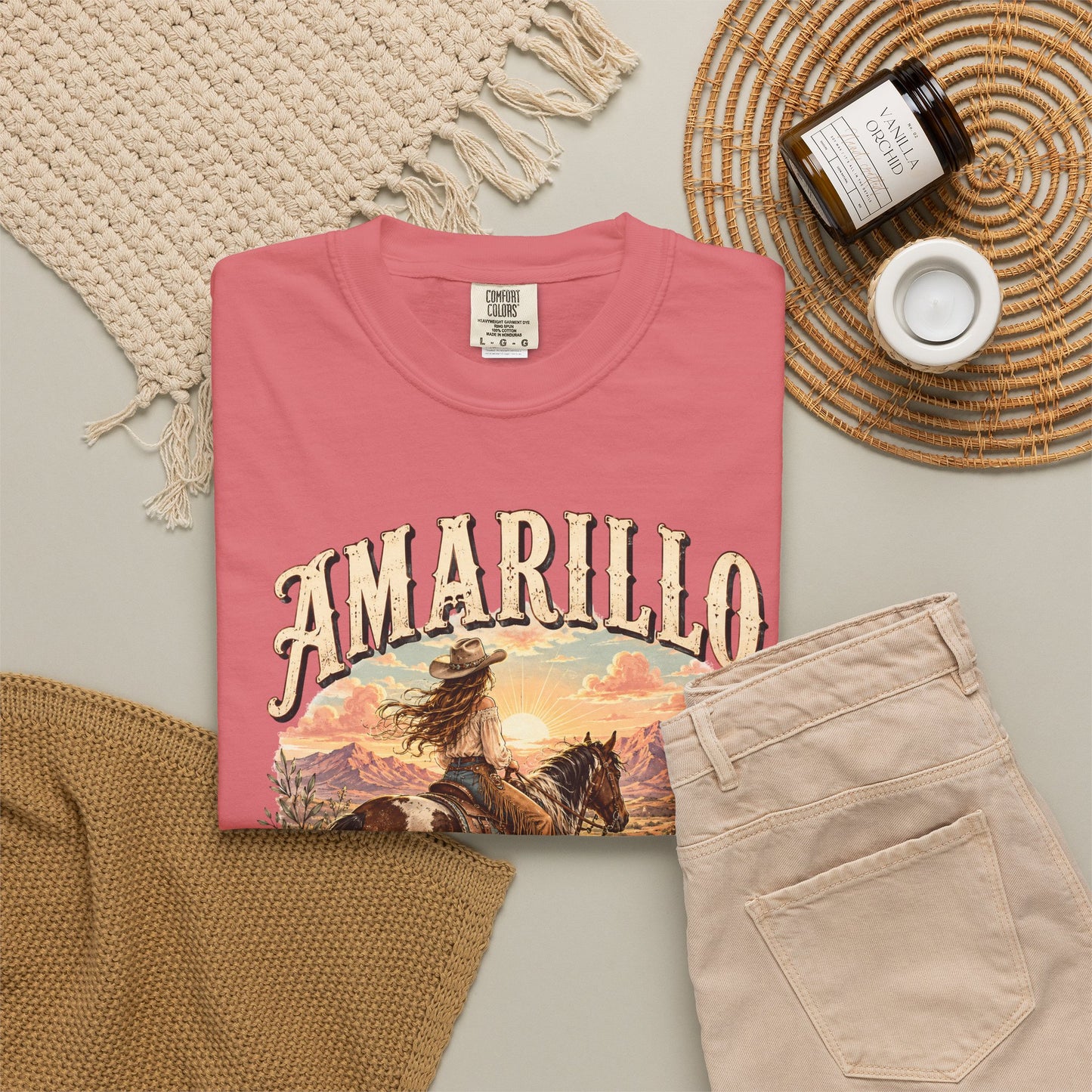 Amarillo By Morning Cowboy T-Shirt — Western Rodeo Graphic Tee