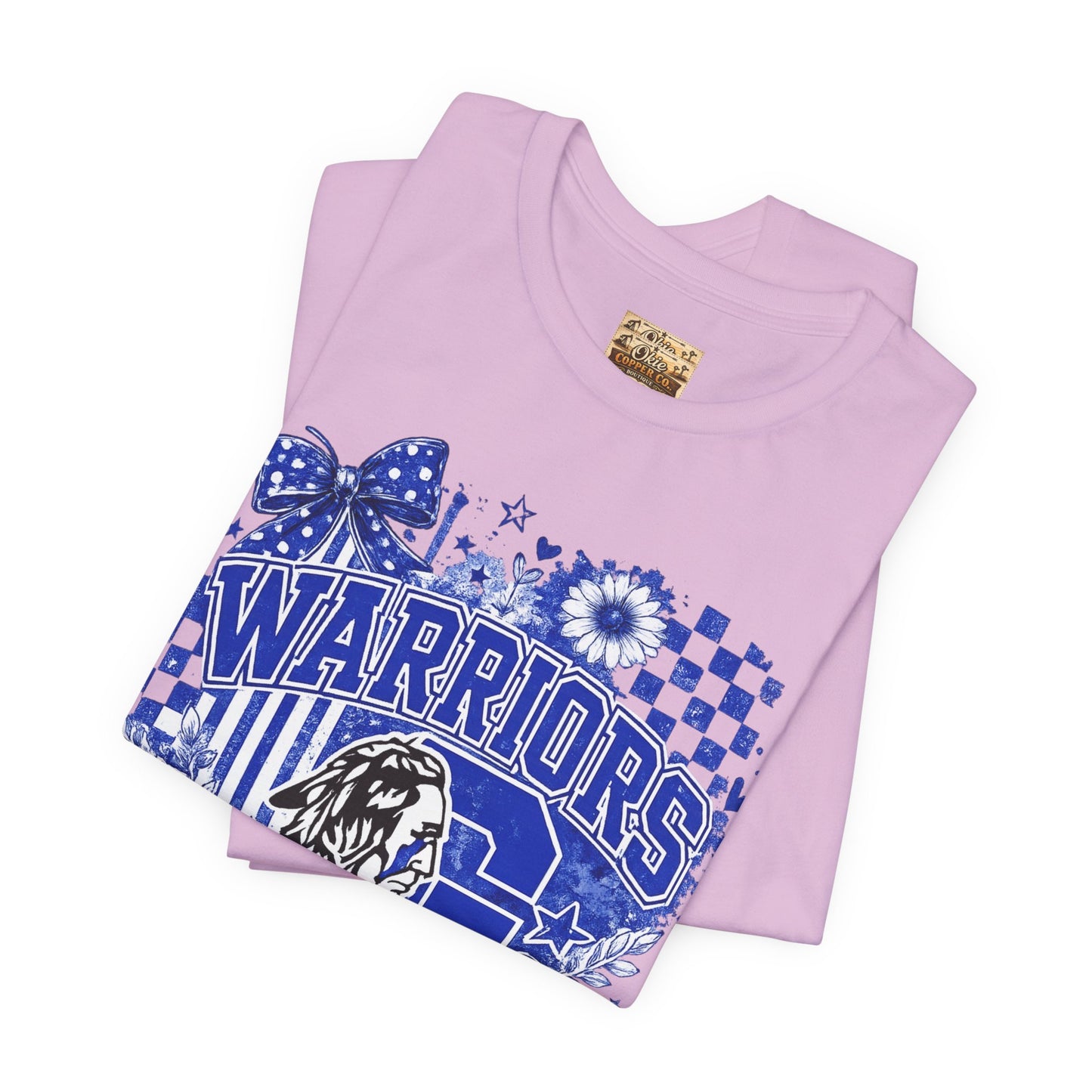 Warriors Pride Graphic Tee — School Spirit Warrior Mascot T-Shirt