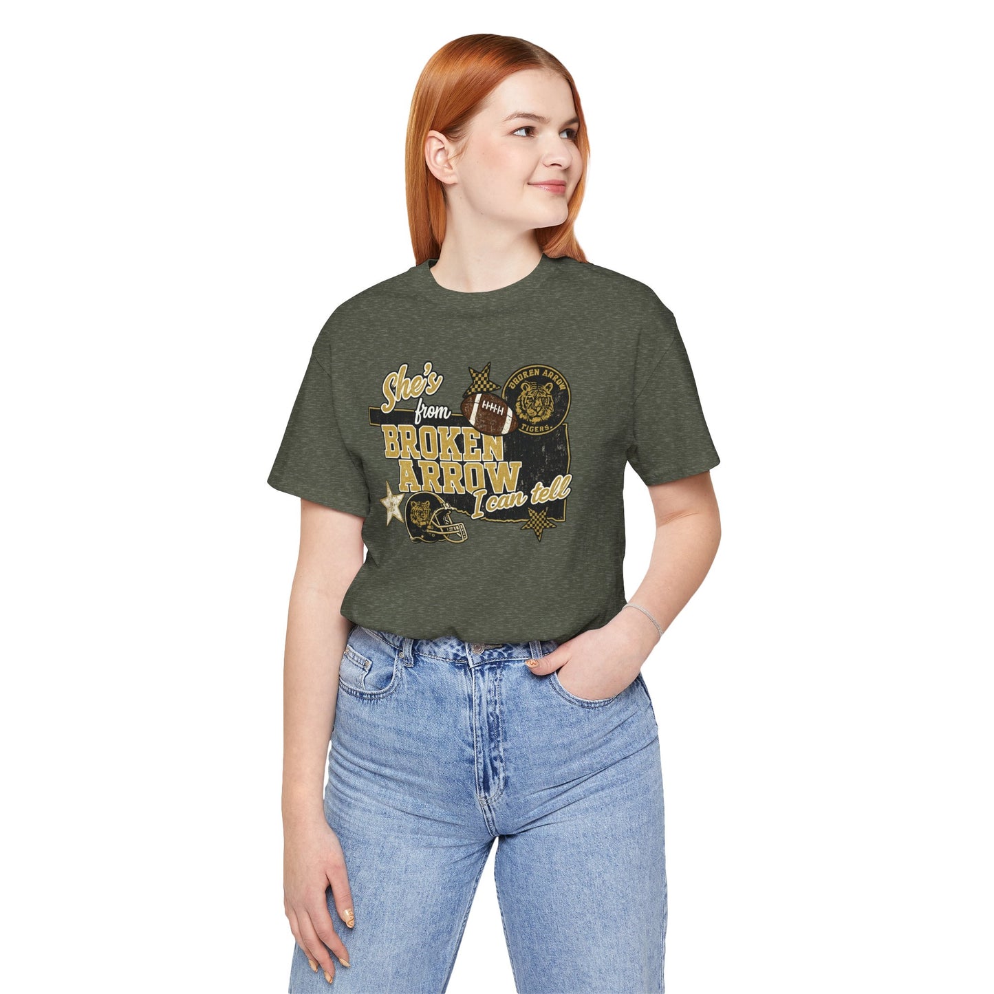Broken Arrow Oklahoma Retro Graphic Tee — "Stars From Broken Arrow" Vintage Style T‑Shirt