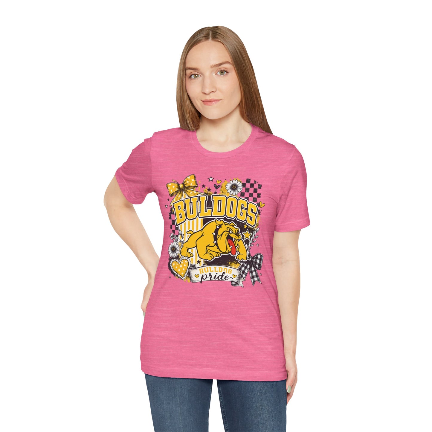 Bulldogs Pride T-Shirt – Yellow Mascot Graphic Tee