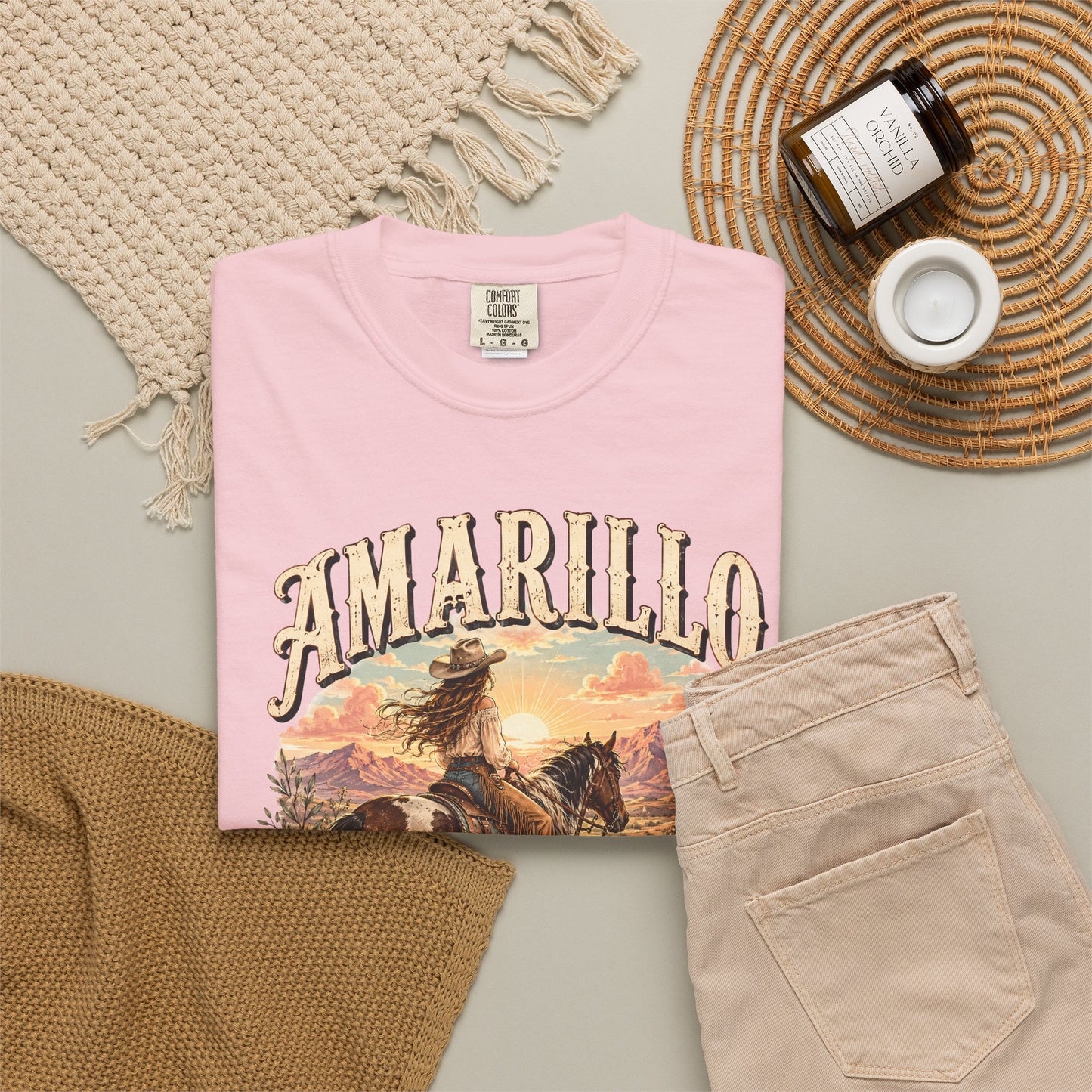 Amarillo By Morning Cowboy T-Shirt — Western Rodeo Graphic Tee