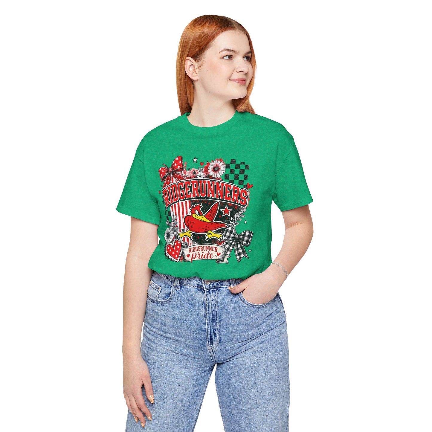 Ridgerunners Pride T-Shirt — School Mascot Red & Black Graphic Tee